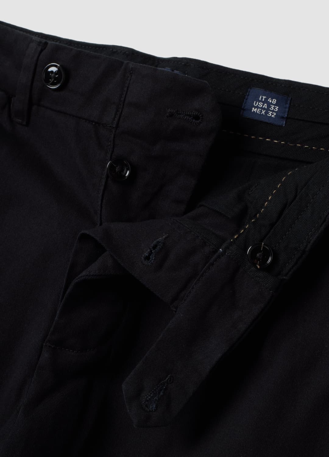Pantaloni Chino Neri In Puro Cotone Regular Fit | OVS Pantaloni Chino Neri In Puro Cotone Regular Fit - 1 | OVS