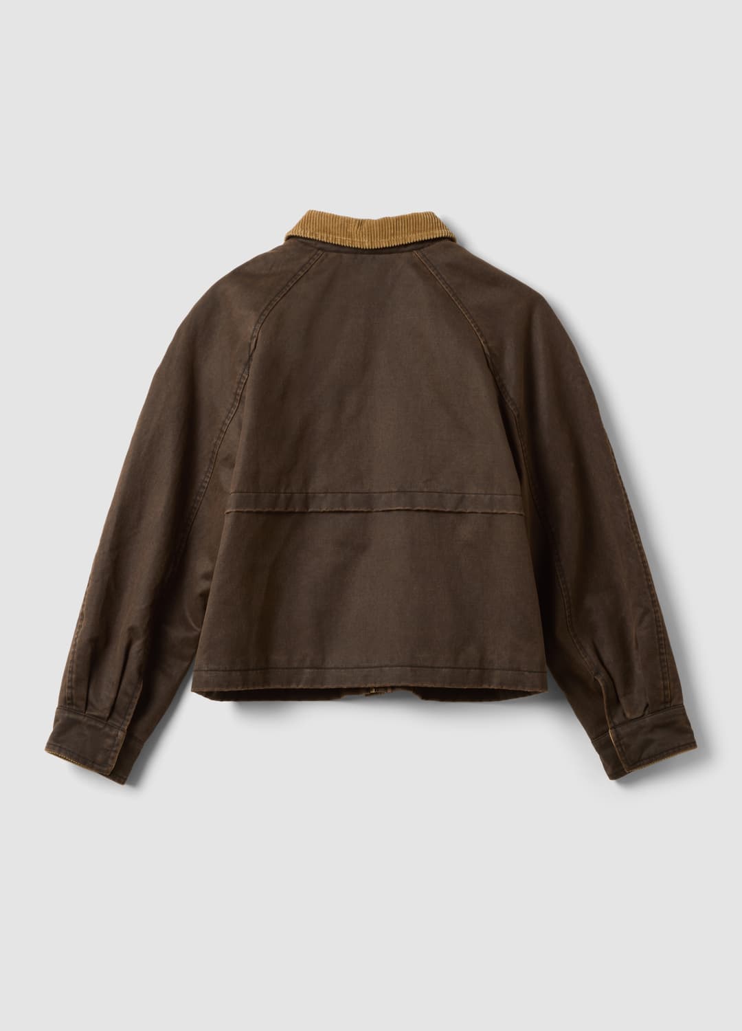 Braune Jacke Aus Baumwollmischung Mit Kontrastkragen Für Mädchen | OVS Braune Jacke Aus Baumwollmischung Mit Kontrastkragen Für Mädchen - 5 | OVS