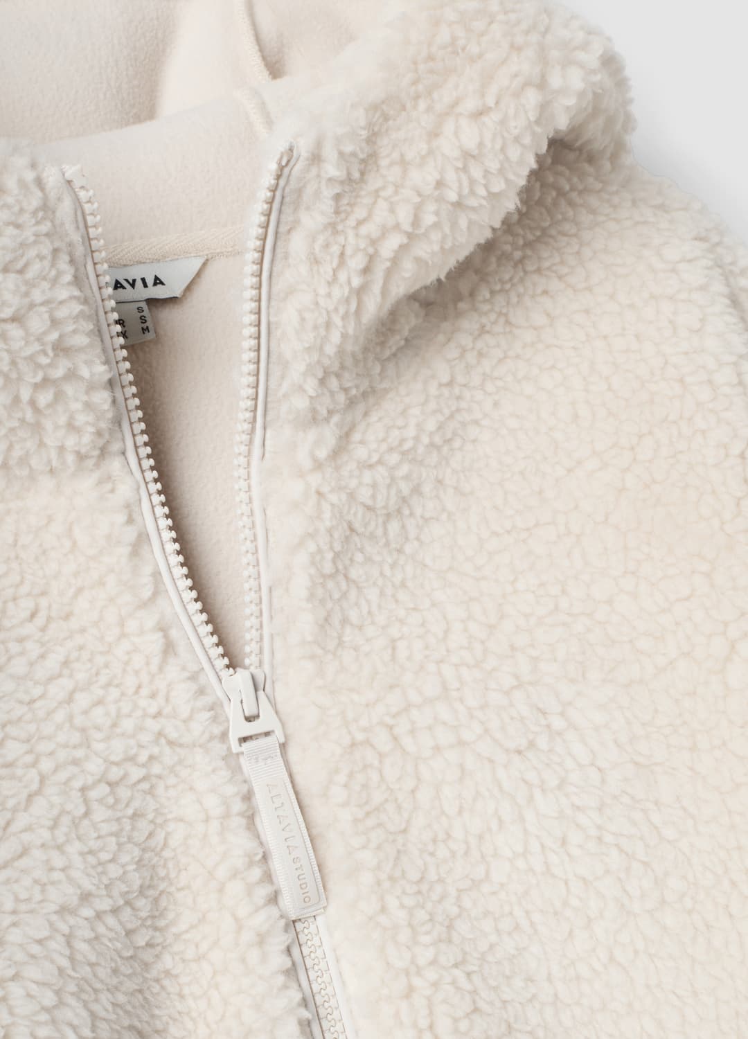 Full-zip Bianca Con Cappuccio Effetto Teddy Altavia Studio | OVS Full-zip Bianca Con Cappuccio Effetto Teddy Altavia Studio - 6 | OVS