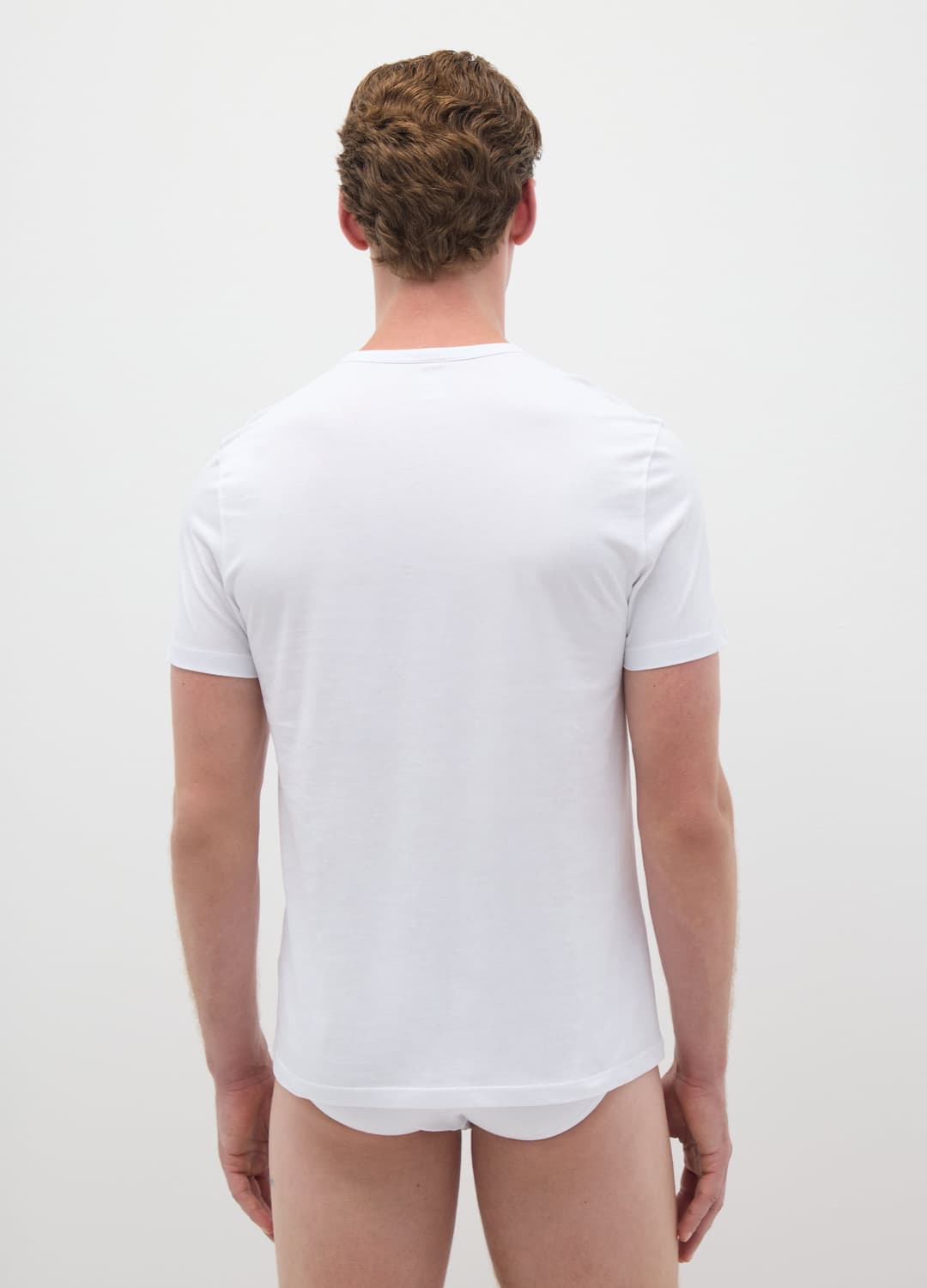 Herren-t-shirt Aus Reinem Baumwolle In Weißem Regular-fit | OVS Herren-t-shirt Aus Reinem Baumwolle In Weißem Regular-fit - 2 | OVS