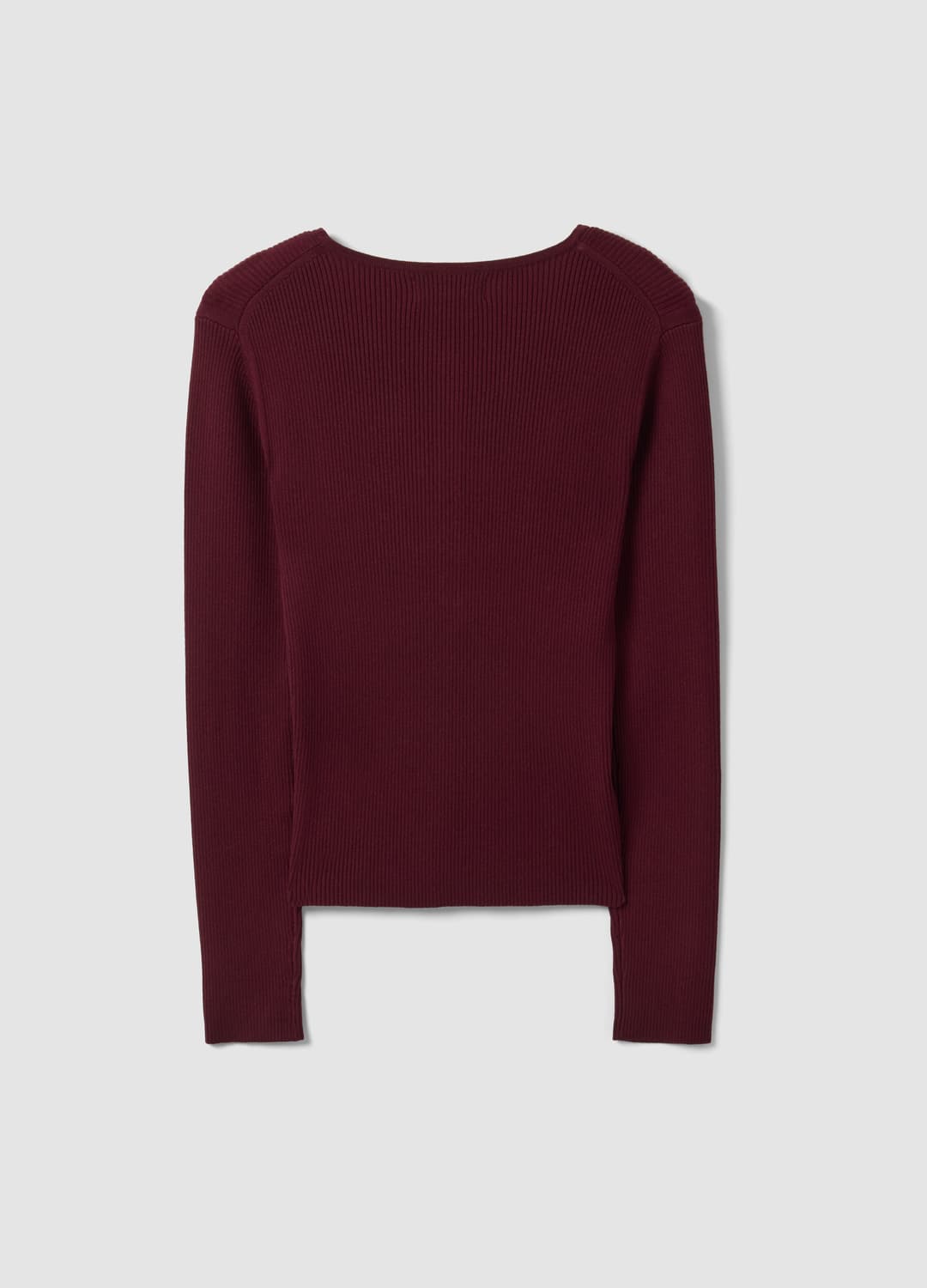 Maglia Rossa In Misto Viscosa A Costine Con Bottoni Fitted | OVS Maglia Rossa In Misto Viscosa A Costine Con Bottoni Fitted - 5 | OVS