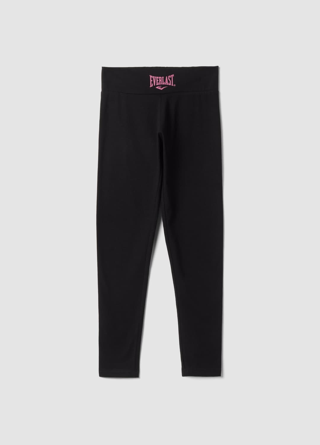 Leggings Neri In Jersey Di Cotone Elasticizzato Slim Fit Con Logo Everlast | OVS Leggings Neri In Jersey Di Cotone Elasticizzato Slim Fit Con Logo Everlast - 0 | OVS