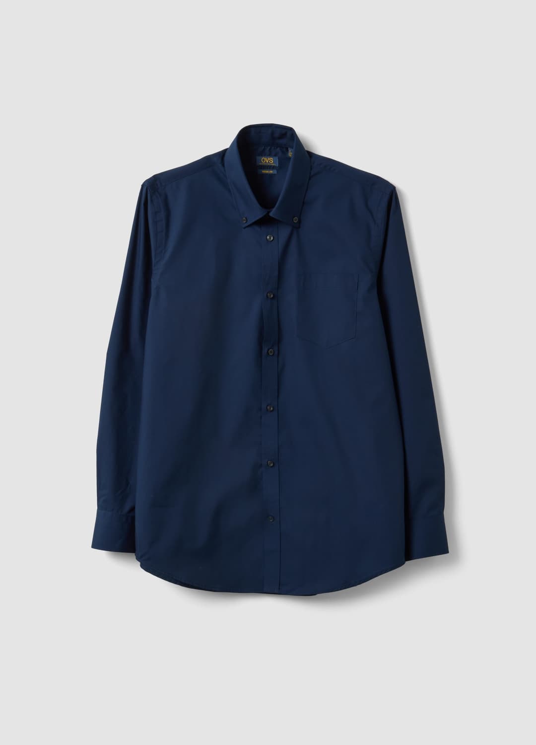 Camicia Blu Regular Fit Con Collo Button Down Easy Iron | OVS Camicia Blu Regular Fit Con Collo Button Down Easy Iron - 4 | OVS