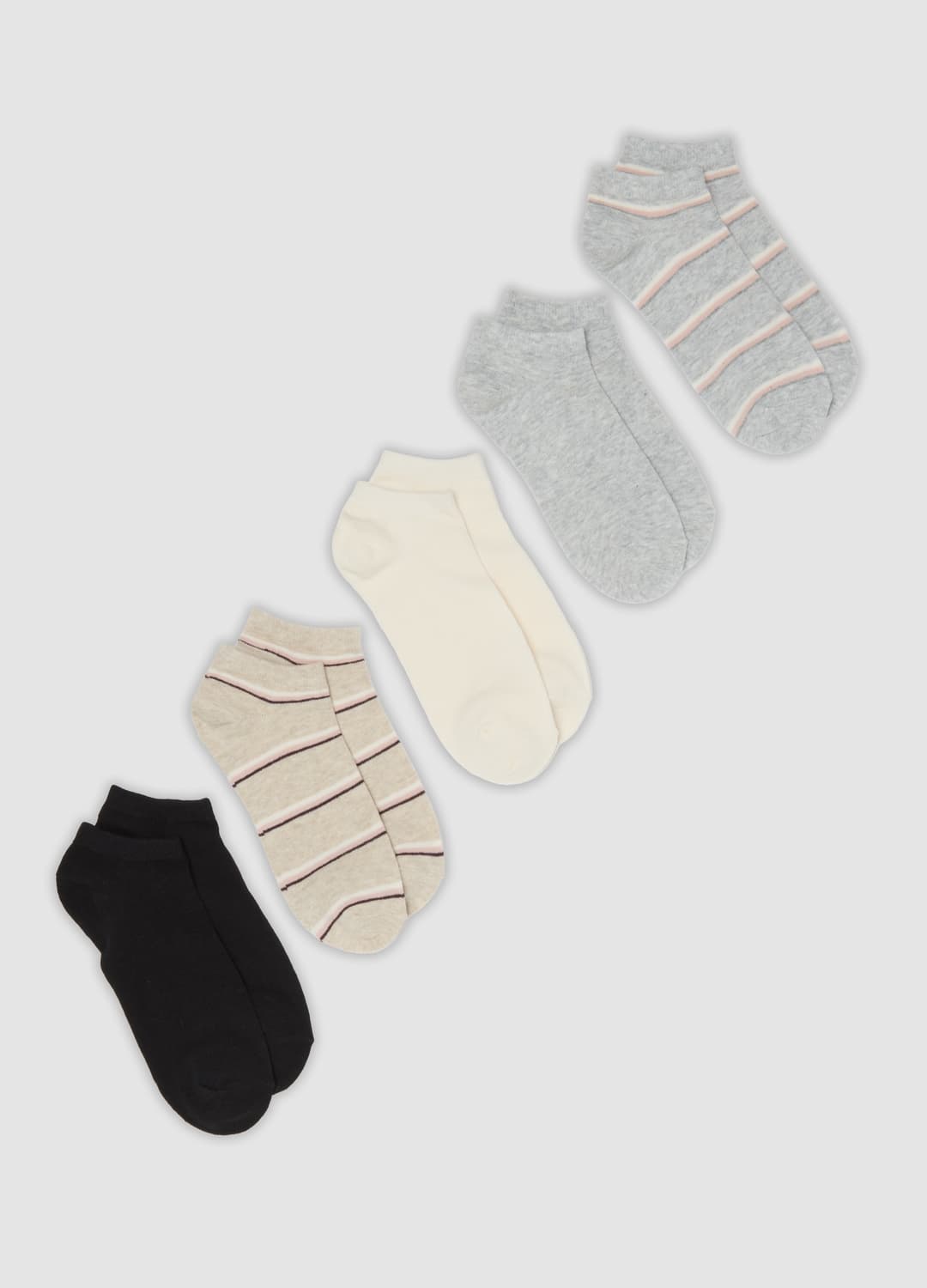 5er-pack Gestreifte Socken Aus Elastischer Bio-baumwolle | OVS 5er-pack Gestreifte Socken Aus Elastischer Bio-baumwolle - 0 | OVS