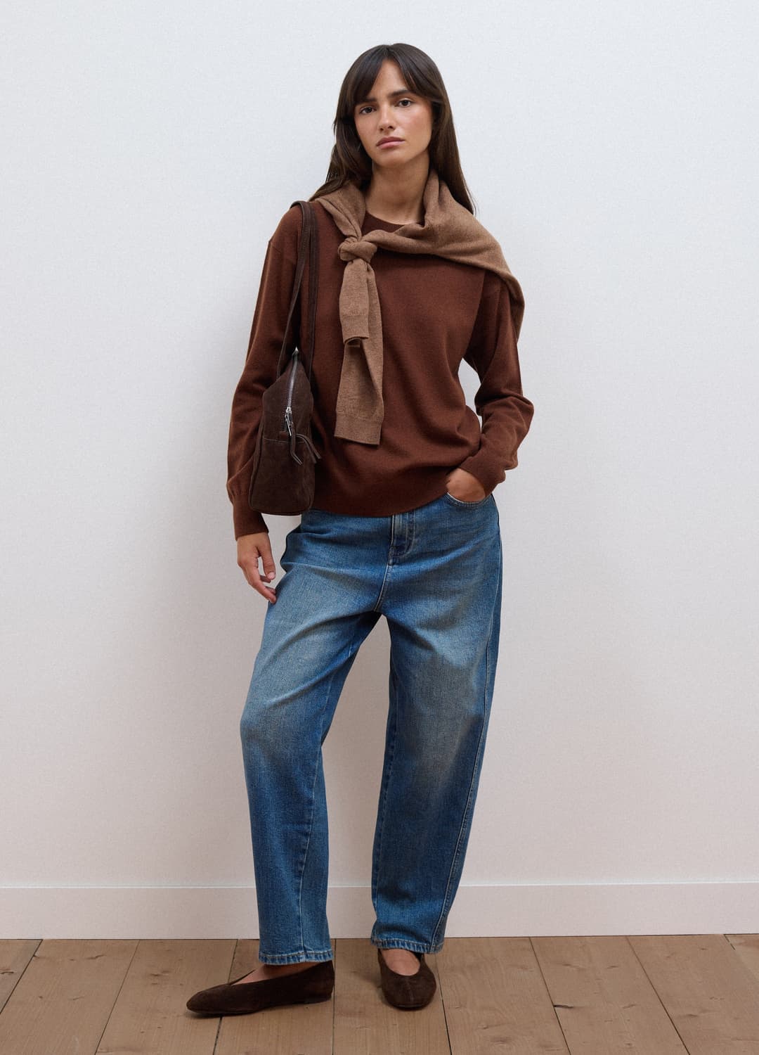Violetter Pullover Aus Reiner Wolle Mit Rundhalsausschnitt Und Oversize-fit | OVS Violetter Pullover Aus Reiner Wolle Mit Rundhalsausschnitt Und Oversize-fit - 1 | OVS