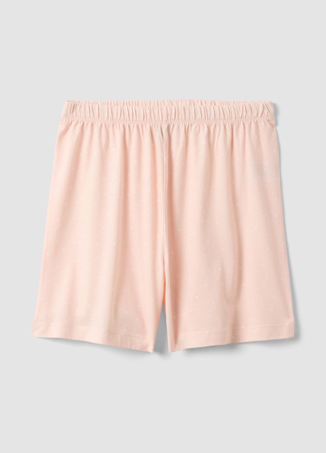 Pantaloncini Da Pigiama In Raso ODWA – Lavanda, Leggeri, Con Tasche – Taglie S-XXL