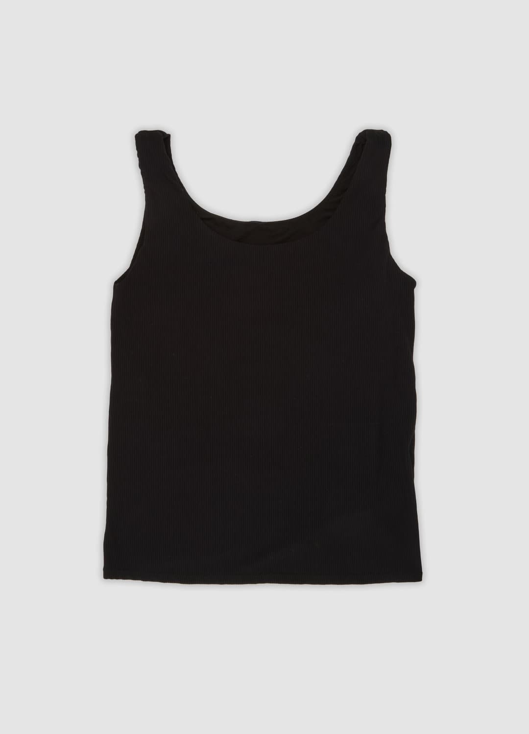 Schwarzes Tanktop Aus Elastischer Viskose Mit Rundhalsausschnitt | OVS Schwarzes Tanktop Aus Elastischer Viskose Mit Rundhalsausschnitt - 4 | OVS