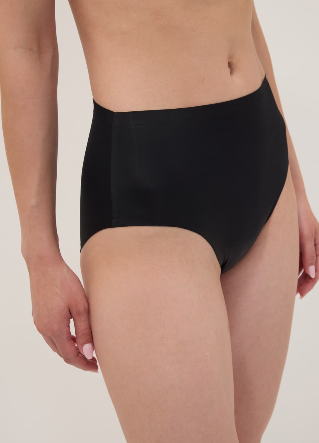 Slip Brasiliana Nero A Vita Alta In Tessuto Elasticizzato Con Effetto Shaping | OVS Slip Brasiliana Nero A Vita Alta In Tessuto Elasticizzato Con Effetto Shaping - 3 | OVS