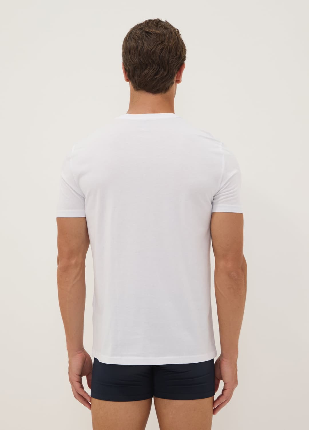 3er-pack Weisse T-shirts Aus Bio-baumwolle Mit Kurzen Ärmeln | OVS 3er-pack Weisse T-shirts Aus Bio-baumwolle Mit Kurzen Ärmeln - 3 | OVS