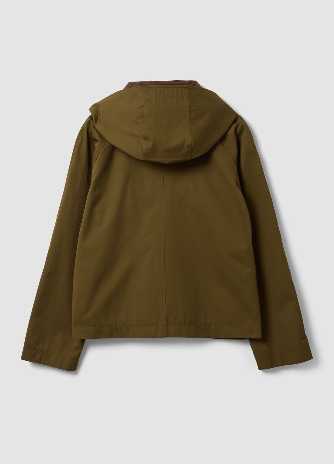 Grüne Parka-jacke Aus Baumwollmix Mit Kapuze Und Rippkragen | OVS Grüne Parka-jacke Aus Baumwollmix Mit Kapuze Und Rippkragen - 5 | OVS