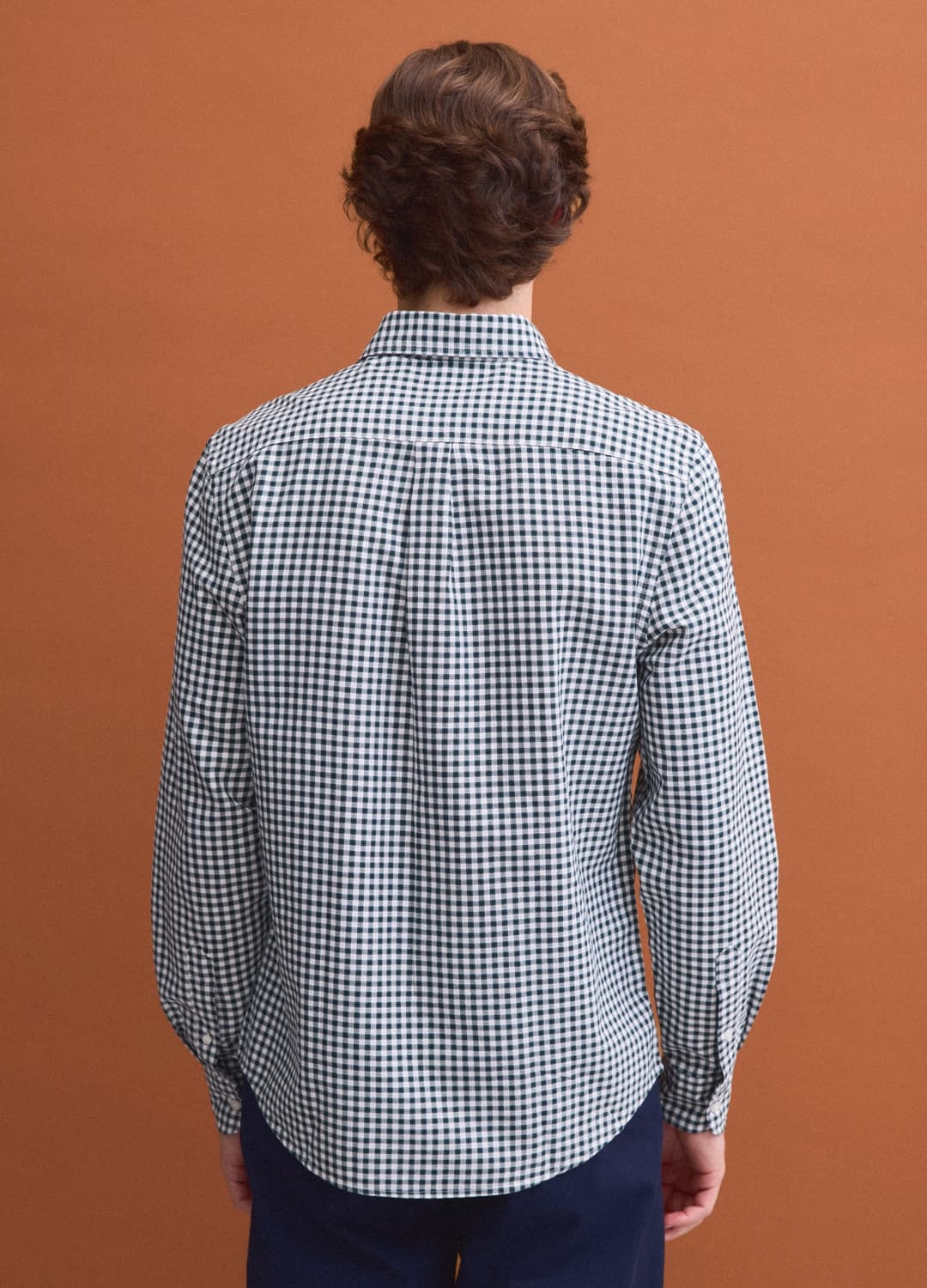 Camicia Oxford Verde A Quadri In Puro Cotone Con Collo Button-down Regular Fit | OVS Camicia Oxford Verde A Quadri In Puro Cotone Con Collo Button-down Regular Fit - 3 | OVS