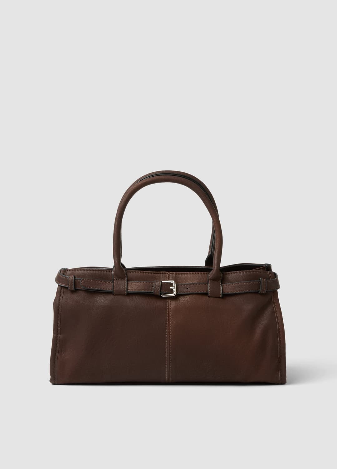 Borsa Marrone A Mano Con Tracolla Removibile | OVS Borsa Marrone A Mano Con Tracolla Removibile - 0 | OVS