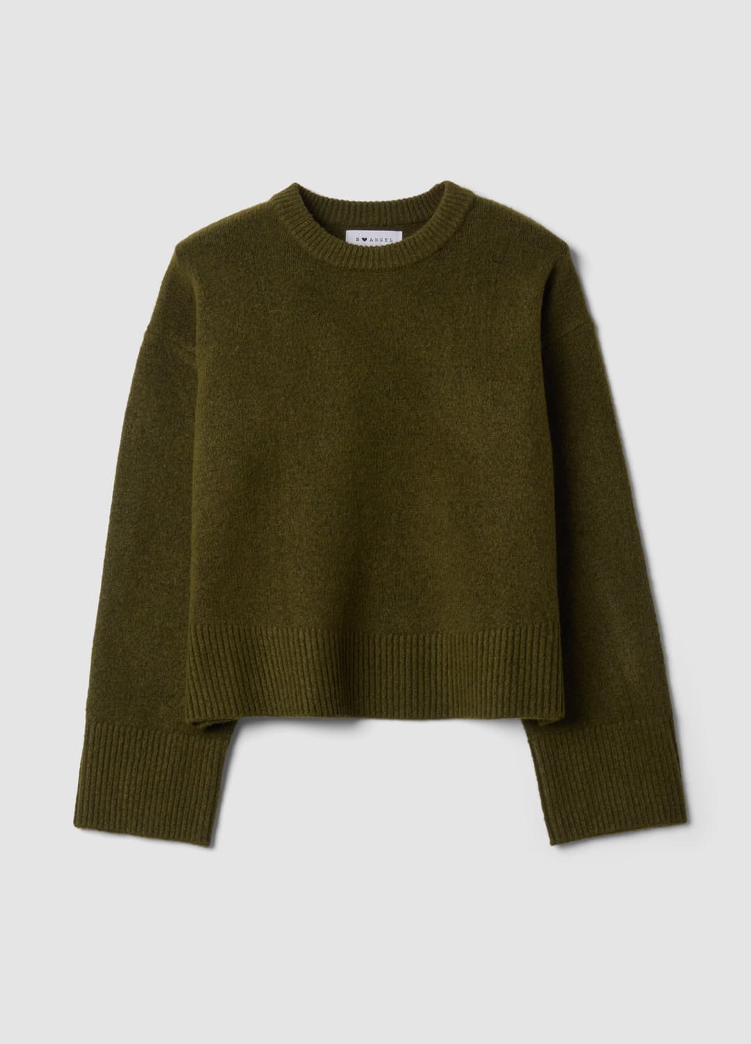 Grüner Stretchwoll-pullover Mit Rundhalsausschnitt Und Oversize-fit | OVS Grüner Stretchwoll-pullover Mit Rundhalsausschnitt Und Oversize-fit - 0 | OVS
