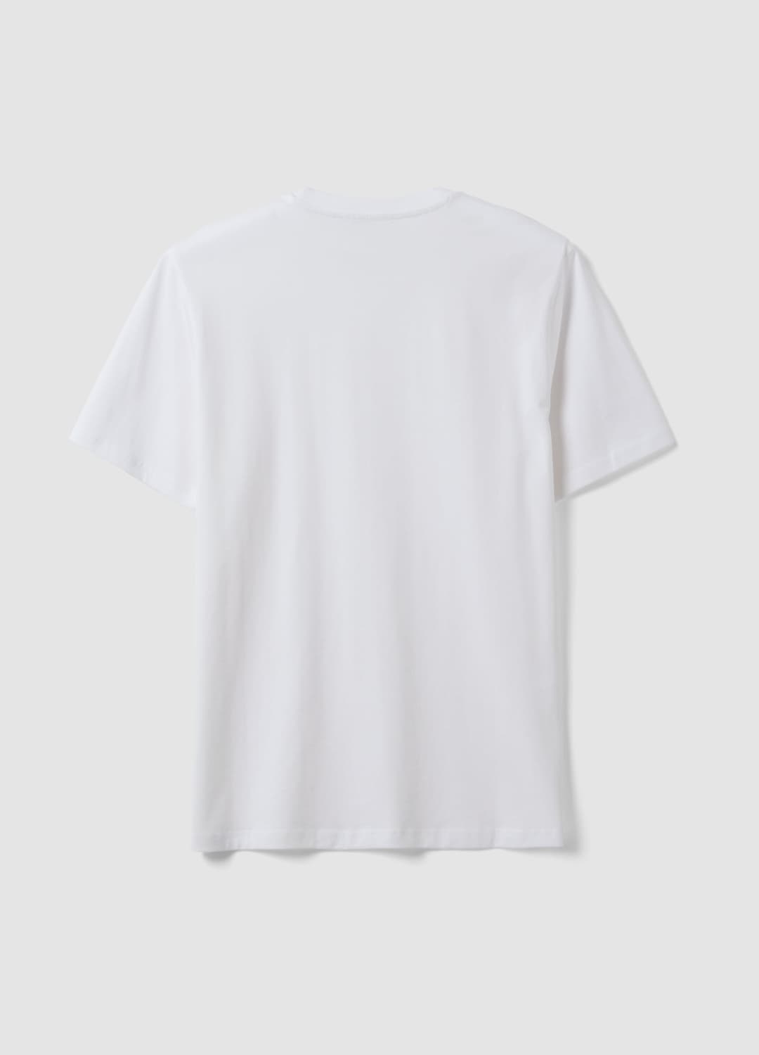 T-shirt Bianca In Puro Cotone A Girocollo Regular Fit | OVS T-shirt Bianca In Puro Cotone A Girocollo Regular Fit - 6 | OVS