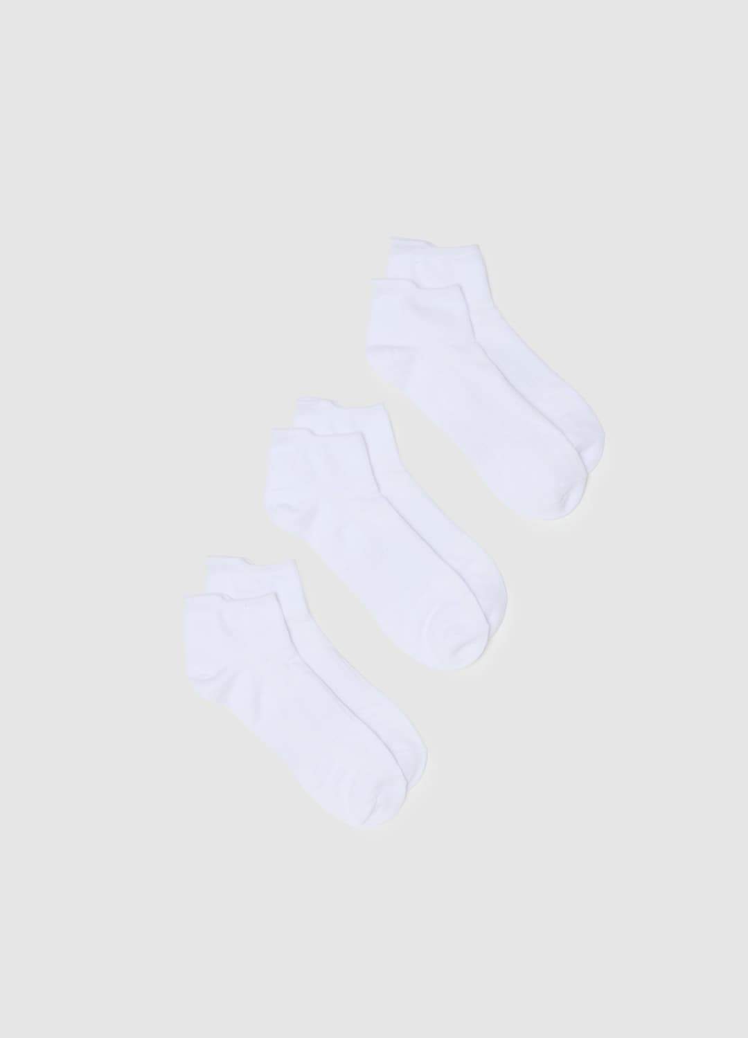 Tripack Sport-socken In Weiß Aus Baumwollmischung Mit Regulärer Passform | OVS Tripack Sport-socken In Weiß Aus Baumwollmischung Mit Regulärer Passform - 0 | OVS