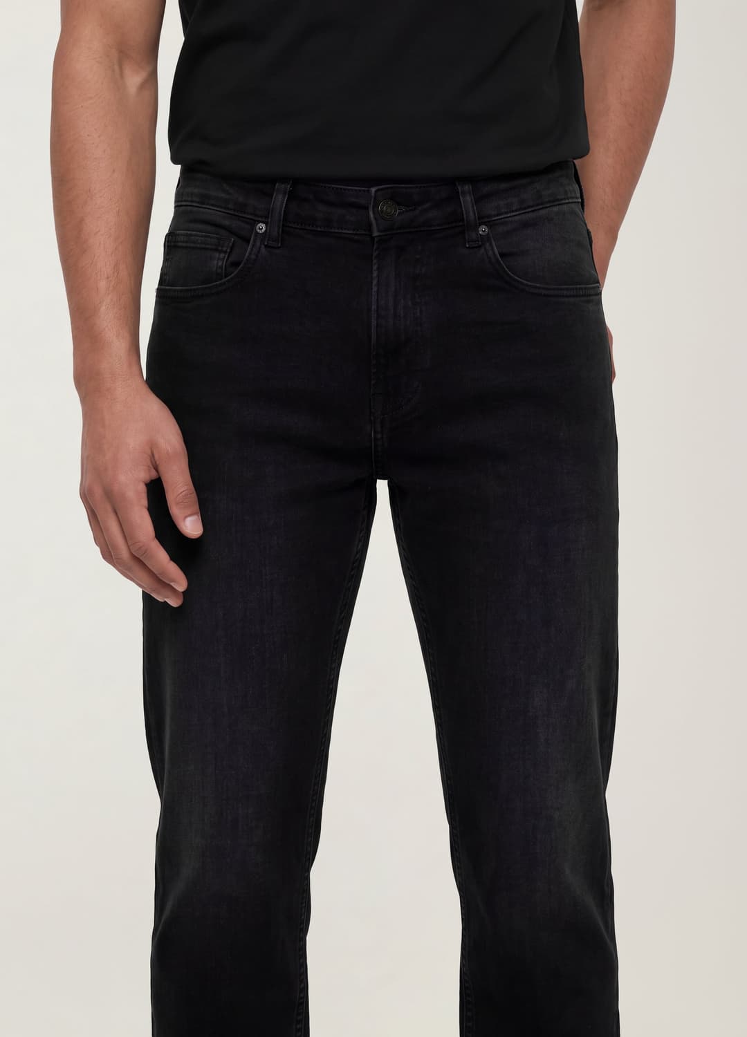 Jeans Neri In Cotone Elasticizzato Comfort Fit | OVS Jeans Neri In Cotone Elasticizzato Comfort Fit - 3 | OVS