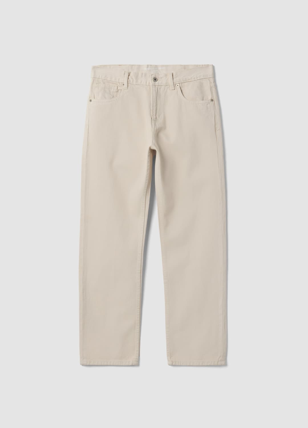 Jeans Beige In Twill Di Puro Cotone Straight Fit | OVS Jeans Beige In Twill Di Puro Cotone Straight Fit - 3 | OVS