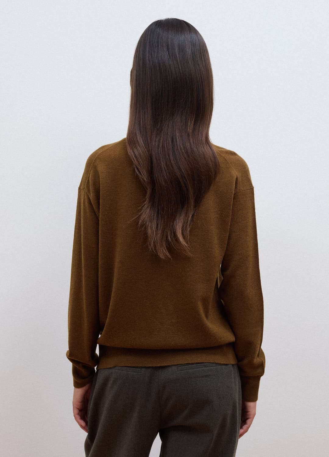 Violetter Pullover Aus Reiner Wolle Mit Rundhalsausschnitt Und Oversize-fit | OVS Violetter Pullover Aus Reiner Wolle Mit Rundhalsausschnitt Und Oversize-fit - 10 | OVS