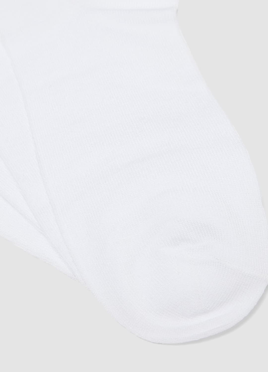 3er-pack Weiße Sportsocken Bis Zum Knöchel Aus Elastischer Bio-baumwolle | OVS 3er-pack Weiße Sportsocken Bis Zum Knöchel Aus Elastischer Bio-baumwolle - 1 | OVS