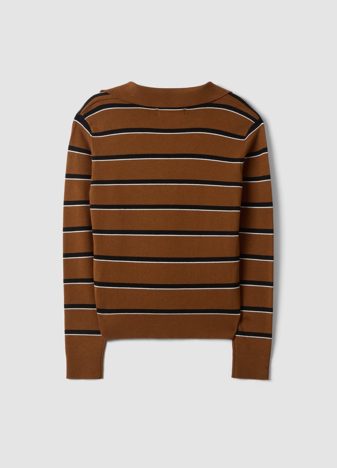 Brauner Pullover Aus Viskosemix Mit Polokragen | OVS Brauner Pullover Aus Viskosemix Mit Polokragen - 6 | OVS