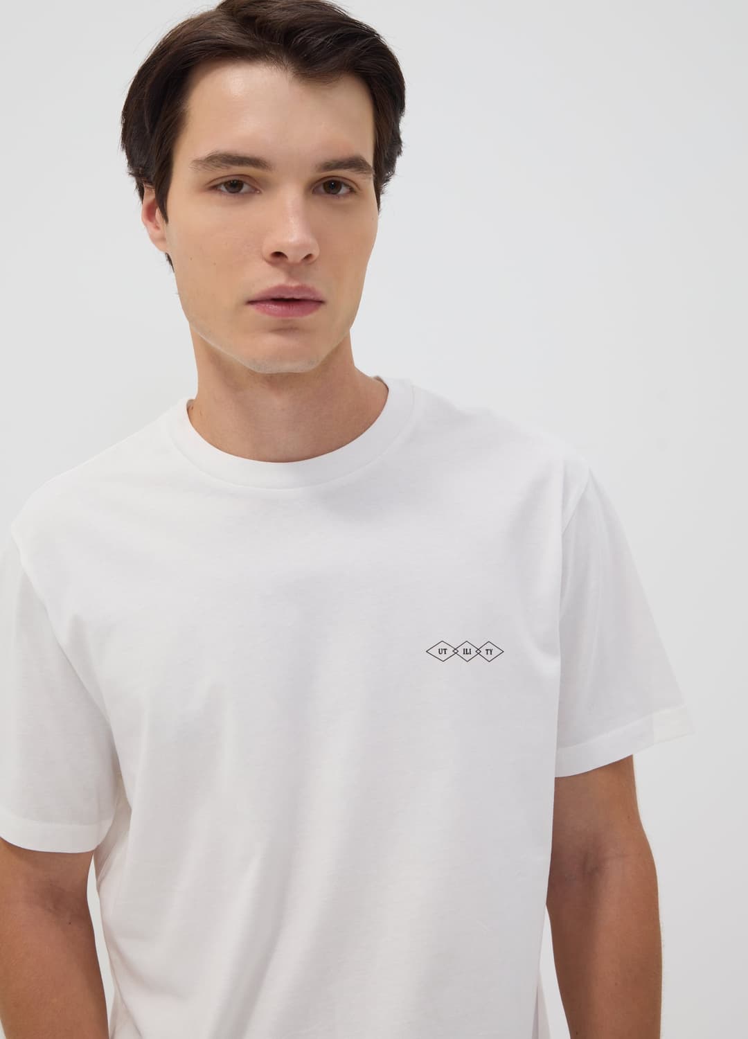 Weisses Jersey-t-shirt Aus Reiner Baumwolle Mit Grafikprint | OVS Weisses Jersey-t-shirt Aus Reiner Baumwolle Mit Grafikprint - 2 | OVS