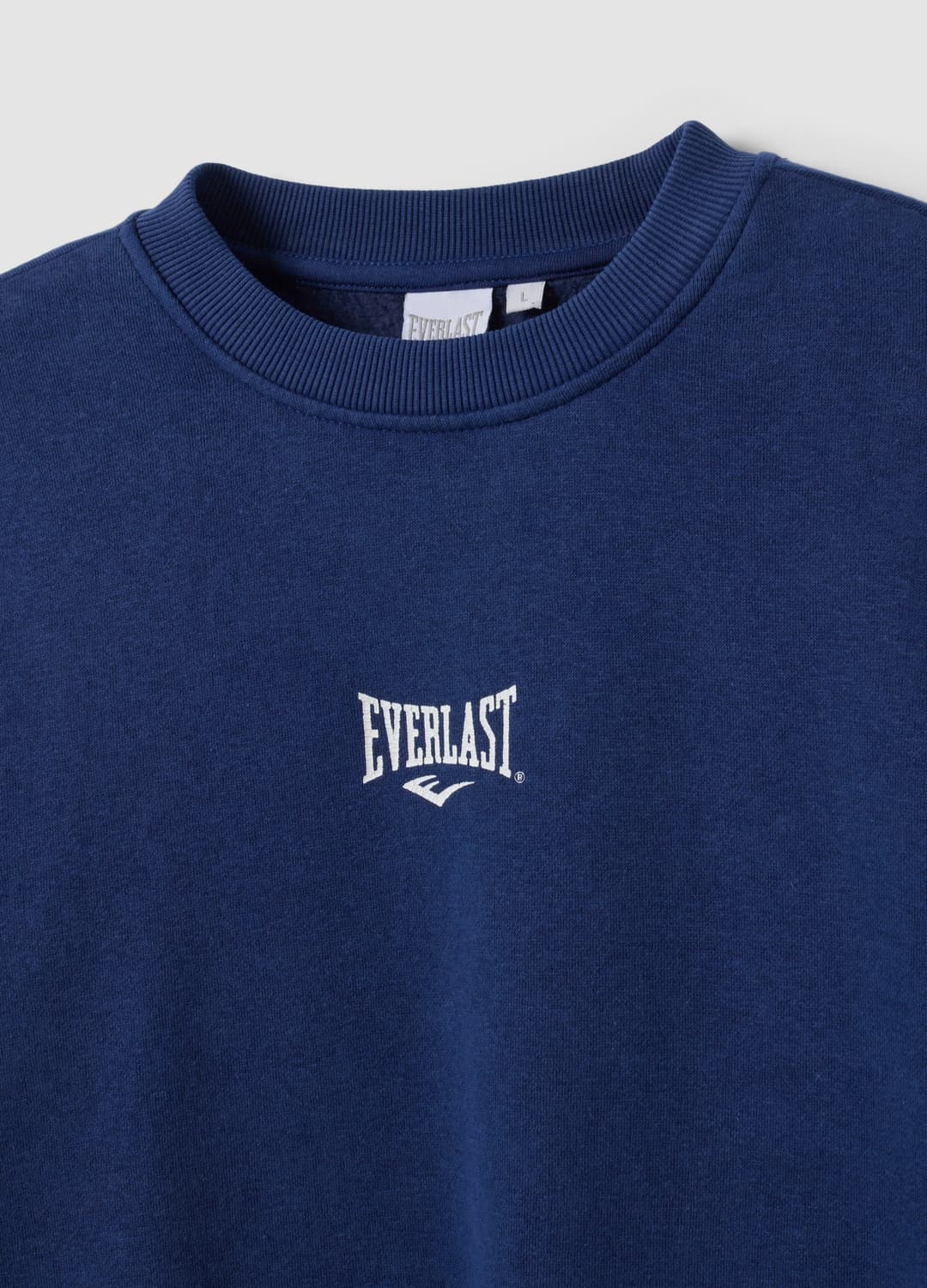 Felpa Blu In Misto Cotone Con Girocollo E Logo | OVS Felpa Blu In Misto Cotone Con Girocollo E Logo - 5 | OVS