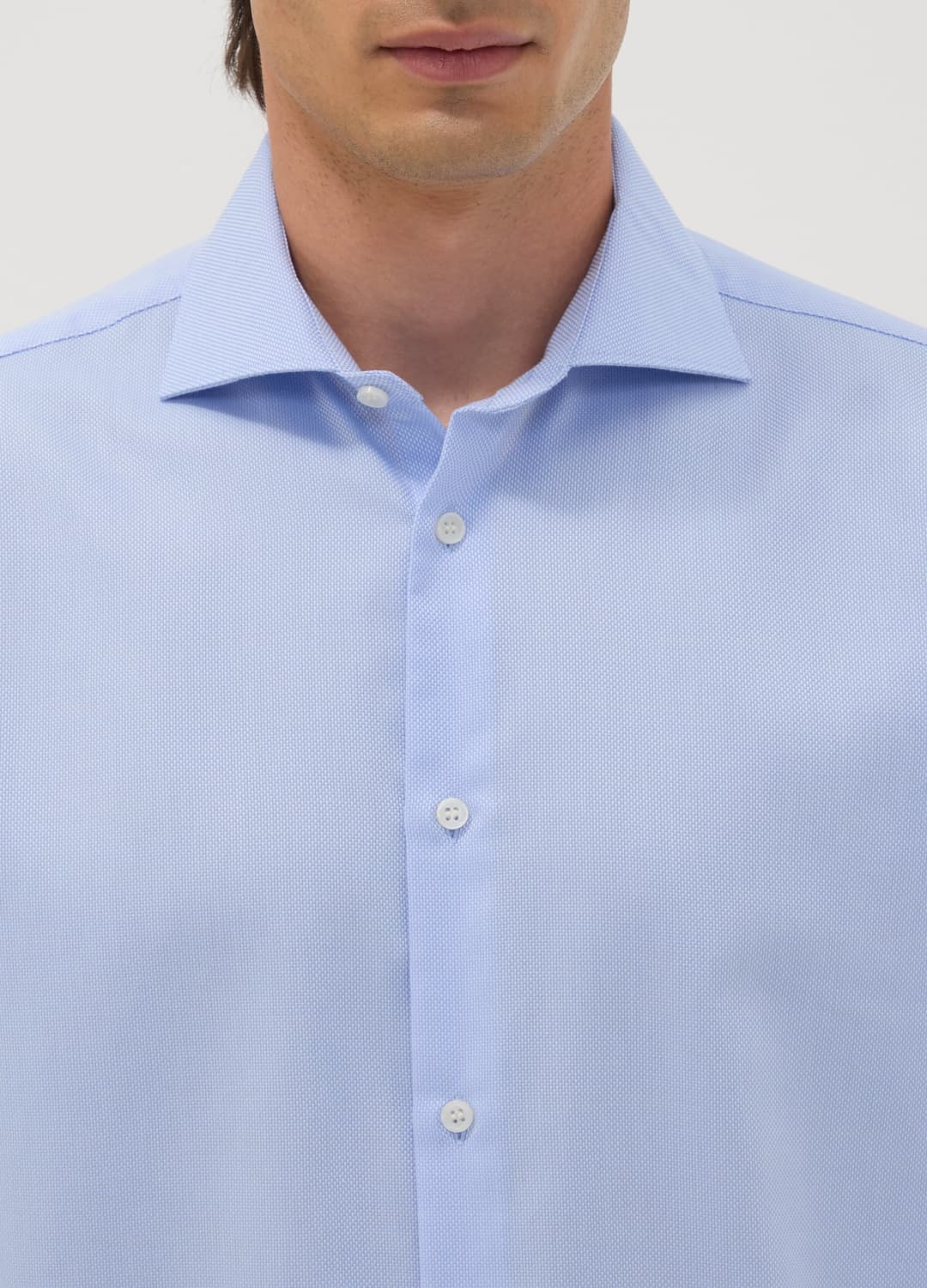 Camicia Azzurra In Puro Cotone No Iron Regular Fit | OVS Camicia Azzurra In Puro Cotone No Iron Regular Fit - 1 | OVS