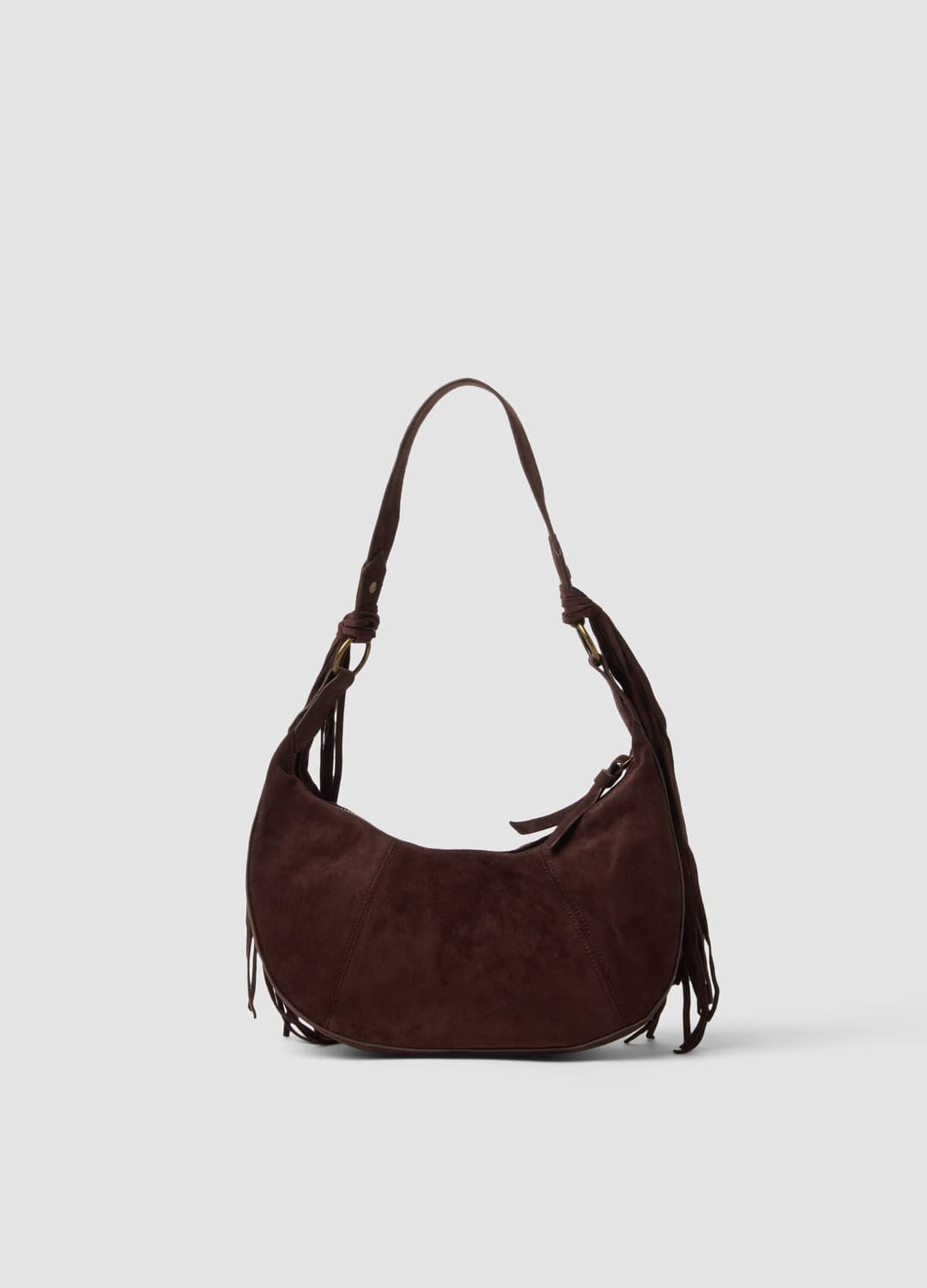 Borsa Marrone A Spalla Con Frange | OVS Borsa Marrone A Spalla Con Frange - 1 | OVS