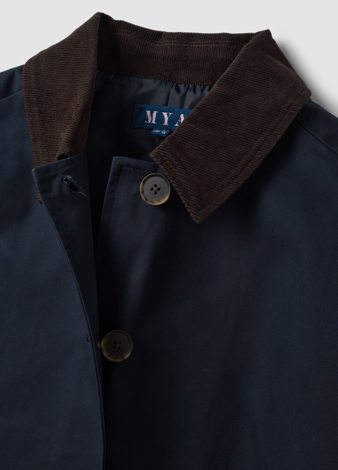 Giacca Blu In Puro Cotone Con Colletto A Contrasto Regular Fit | OVS Giacca Blu In Puro Cotone Con Colletto A Contrasto Regular Fit - 5 | OVS