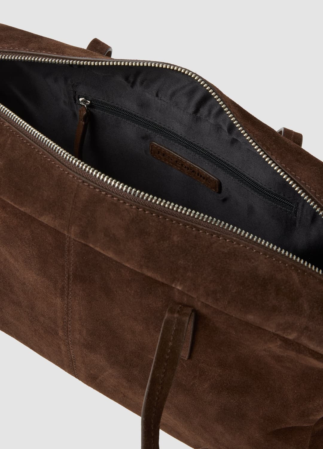 Borsa Marrone In Vera Pelle Con Doppi Manici E Zip | OVS Borsa Marrone In Vera Pelle Con Doppi Manici E Zip - 2 | OVS