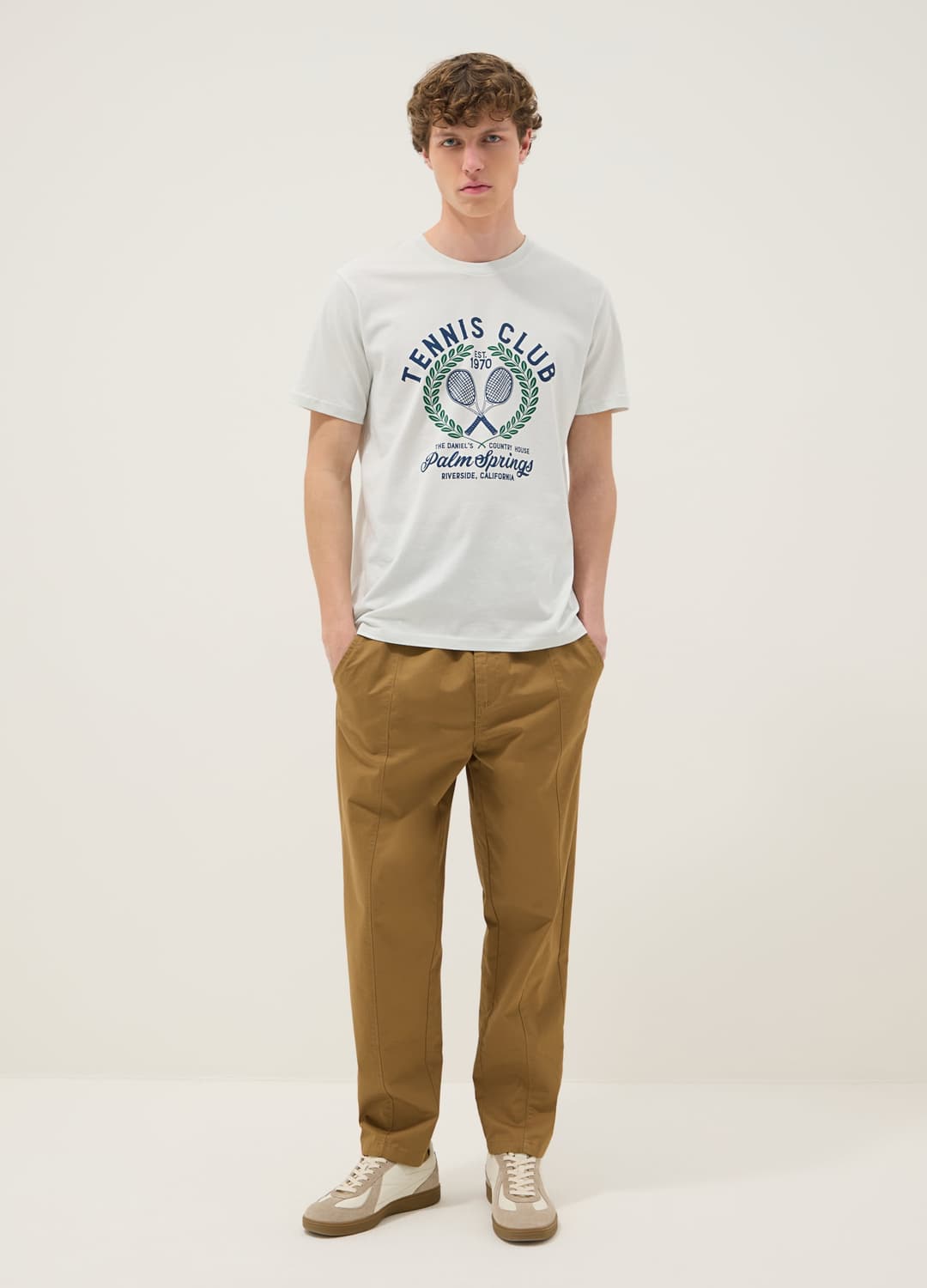 T-shirt Bianca Con Stampa In Puro Cotone Regular Fit | OVS T-shirt Bianca Con Stampa In Puro Cotone Regular Fit - 1 | OVS