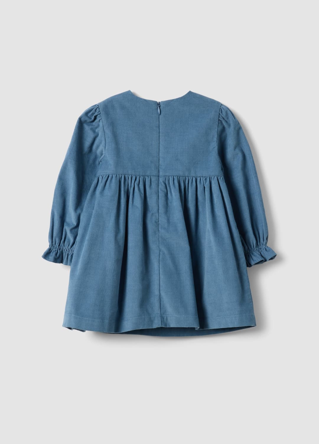 Abito Blu In Puro Cotone Con Ricamo Floreale E Girocollo Over Fit | OVS Abito Blu In Puro Cotone Con Ricamo Floreale E Girocollo Over Fit - 1 | OVS