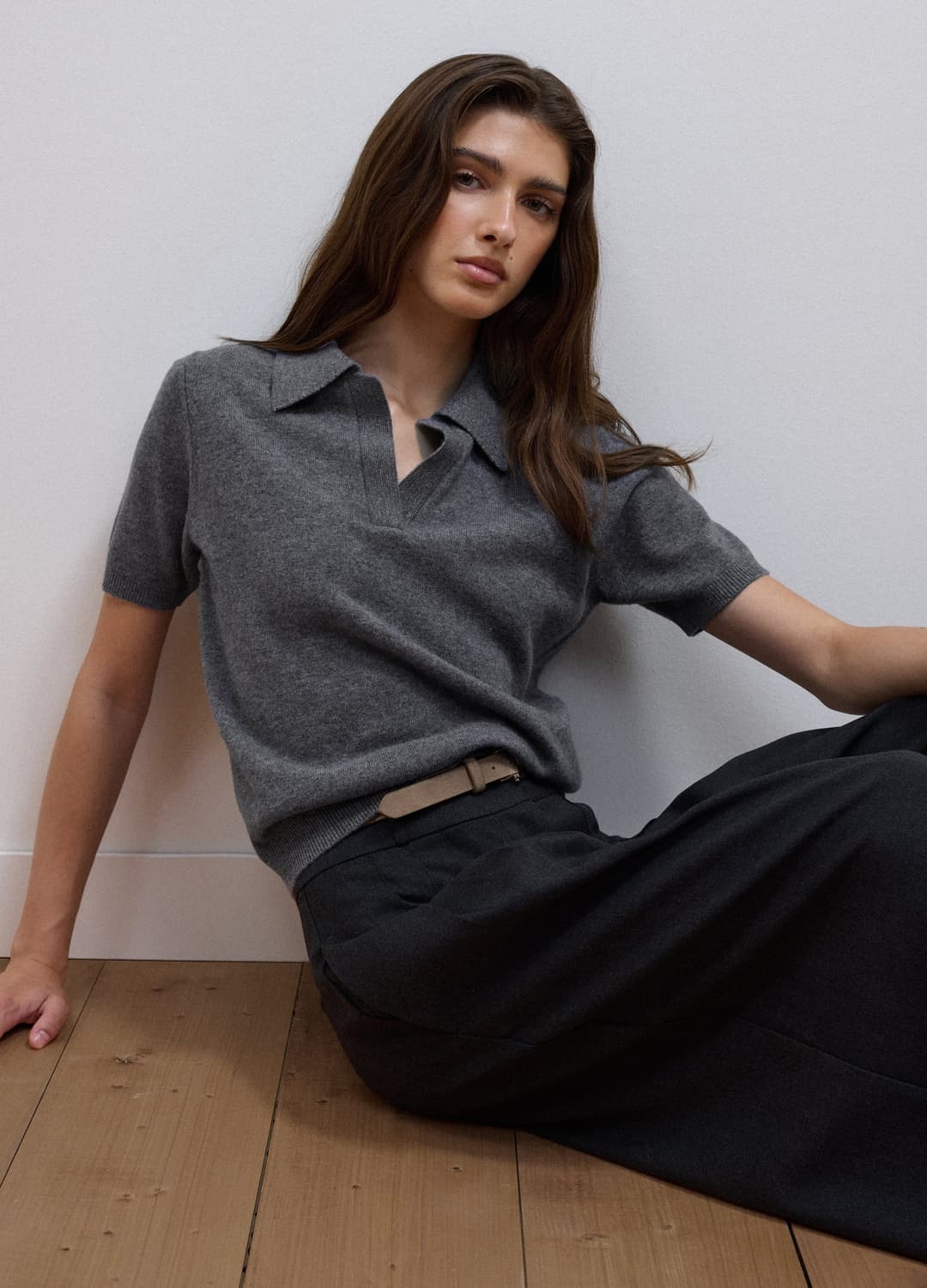 Grauer Pullover Aus Reiner Wolle Mit Polokragen Und Relaxed Fit | OVS Grauer Pullover Aus Reiner Wolle Mit Polokragen Und Relaxed Fit - 0 | OVS