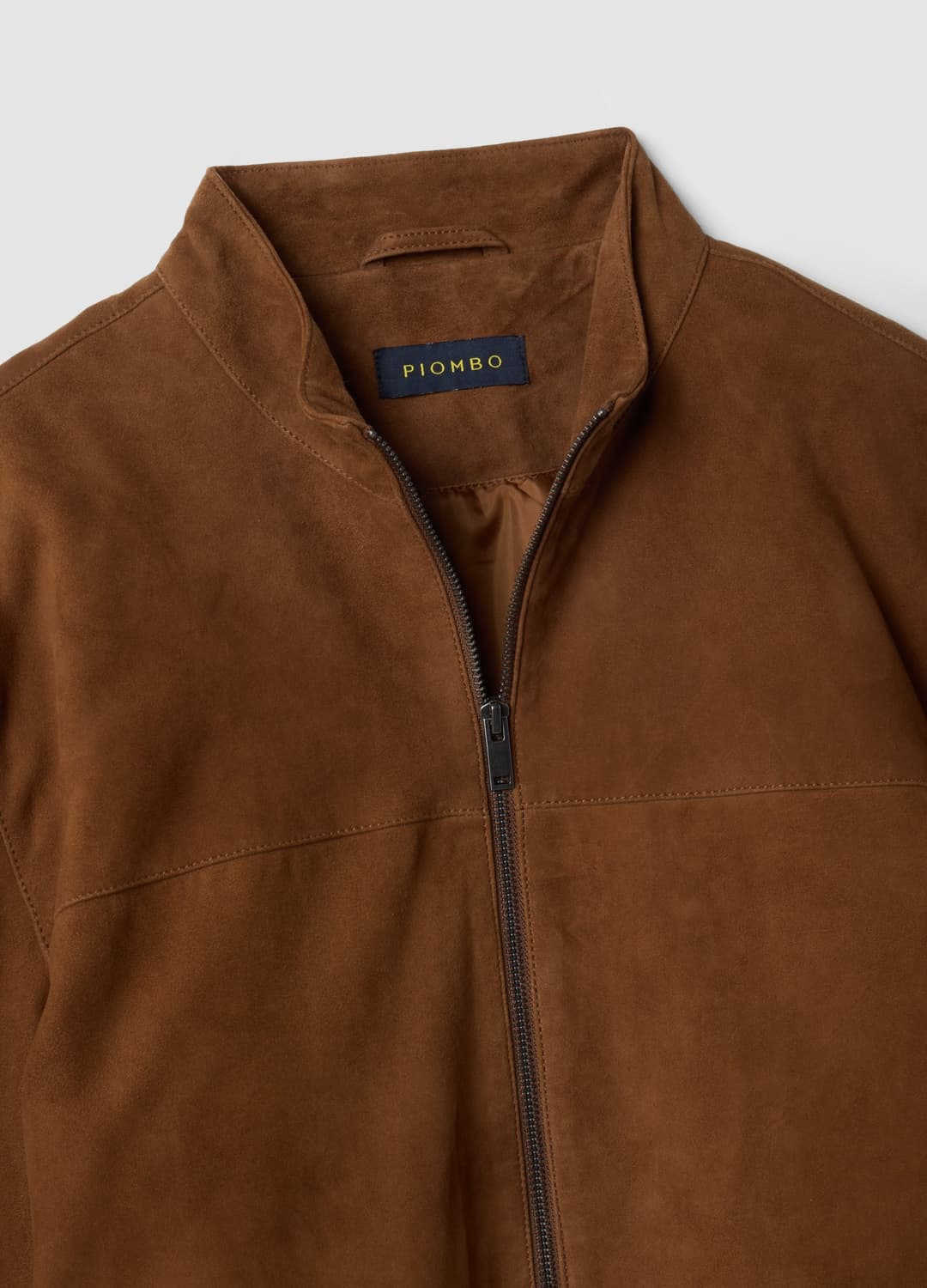 Giacca Marrone In Vera Pelle Con Zip Regular Fit | OVS Giacca Marrone In Vera Pelle Con Zip Regular Fit - 1 | OVS