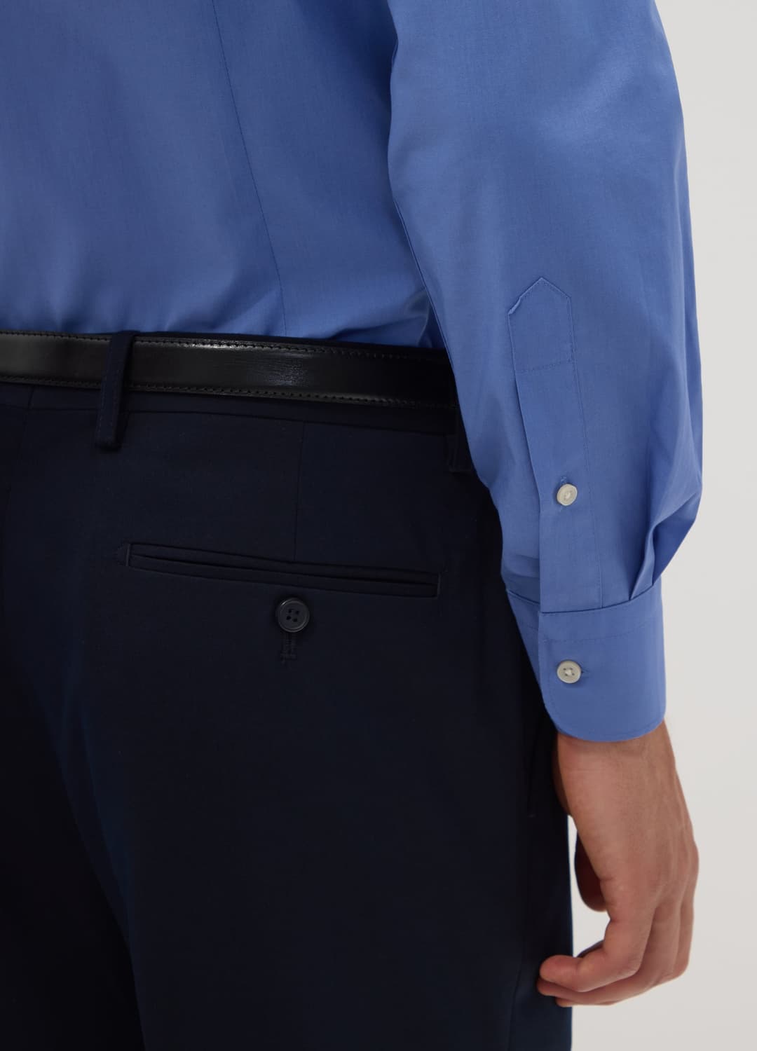 Camicia Blu Slim Fit Con Collo Classico Easy Iron | OVS Camicia Blu Slim Fit Con Collo Classico Easy Iron - 2 | OVS