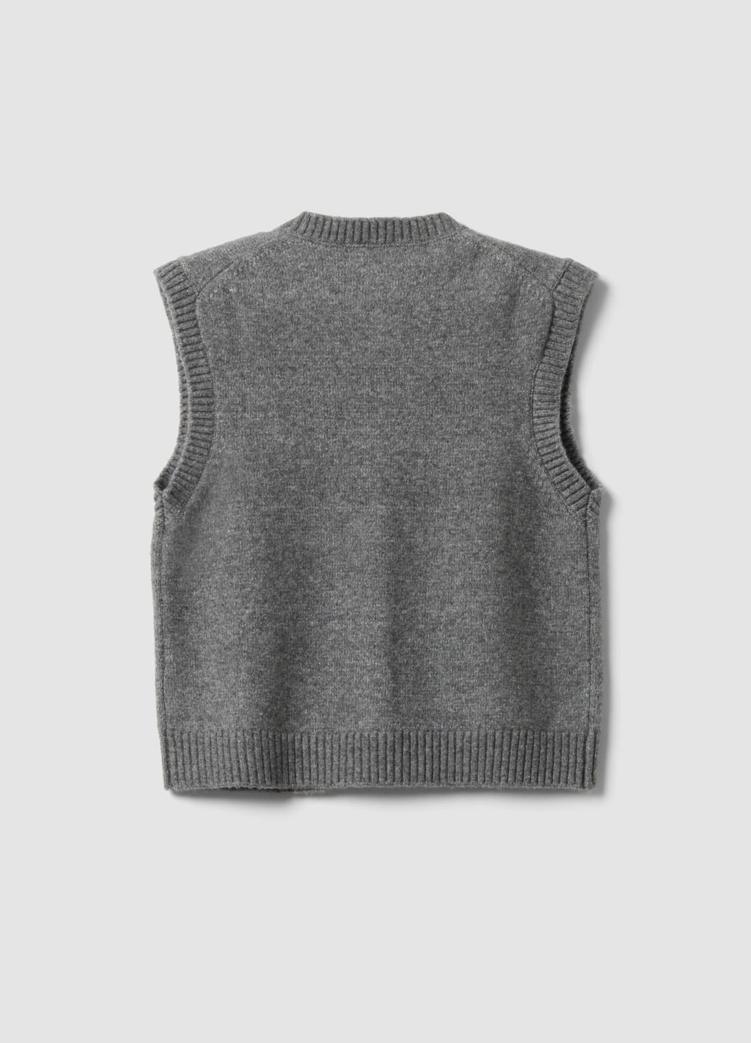 Gilet Grigio In Lana Elasticizzata A Girocollo | OVS Gilet Grigio In Lana Elasticizzata A Girocollo - 6 | OVS