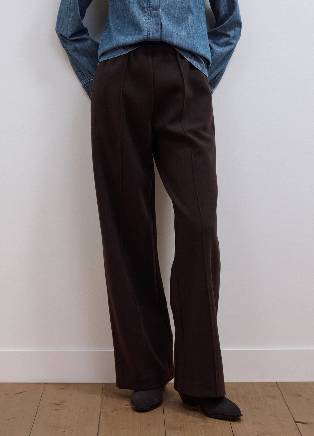 Braune Elegante Hose Aus Viskosemix Im Baggy Fit | OVS Braune Elegante Hose Aus Viskosemix Im Baggy Fit - 1 | OVS