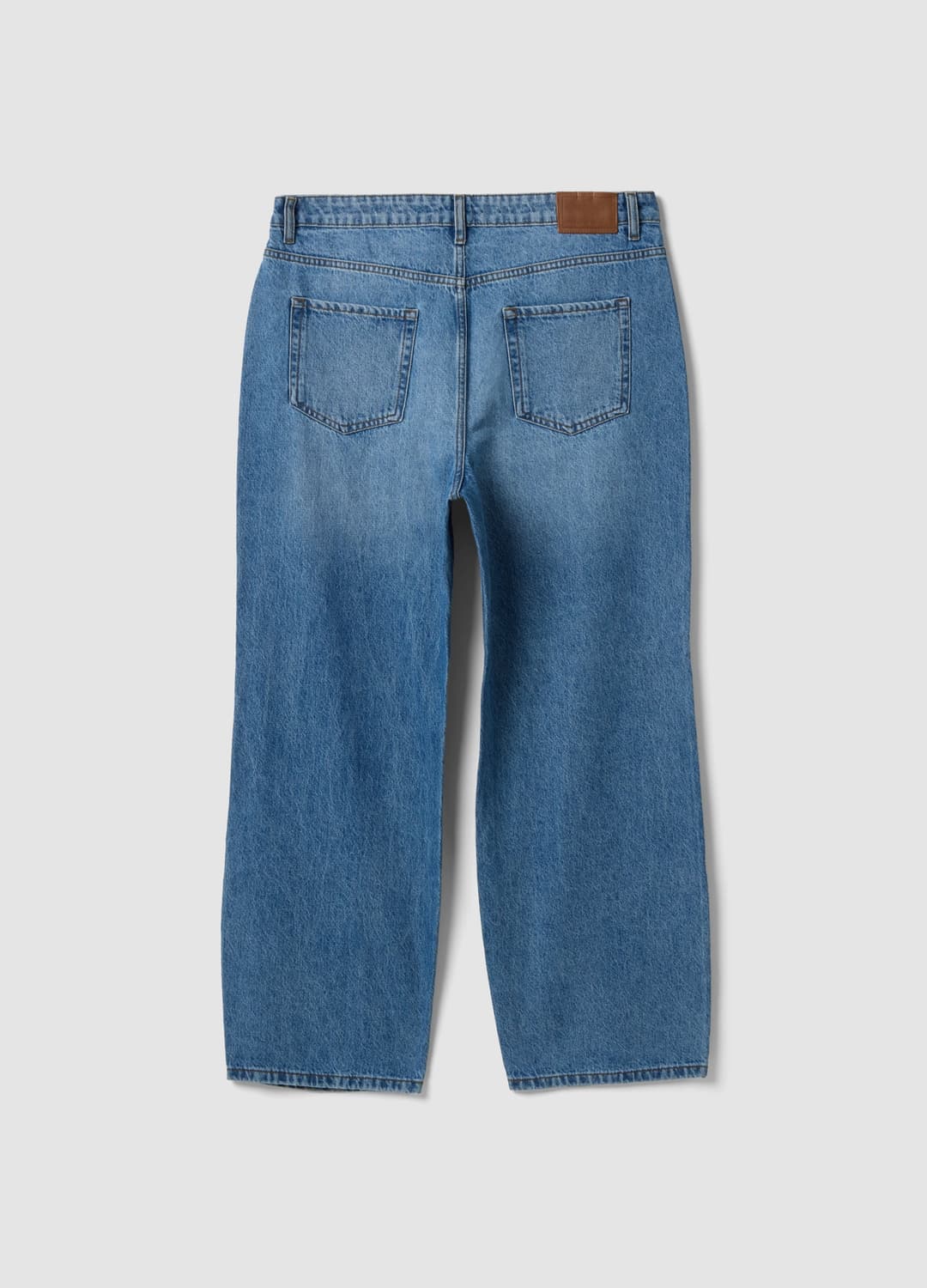Blaue Wide-leg-jeans Aus Reiner Baumwolle | OVS Blaue Wide-leg-jeans Aus Reiner Baumwolle - 1 | OVS