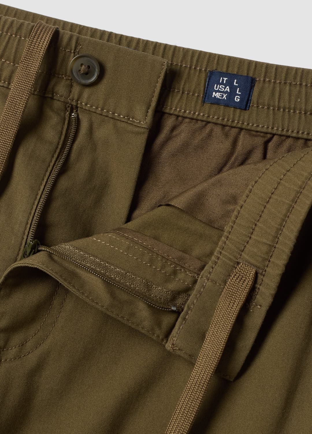 Grüne Cargo-hose Aus Stretch-baumwolle Im Regular Fit | OVS Grüne Cargo-hose Aus Stretch-baumwolle Im Regular Fit - 1 | OVS