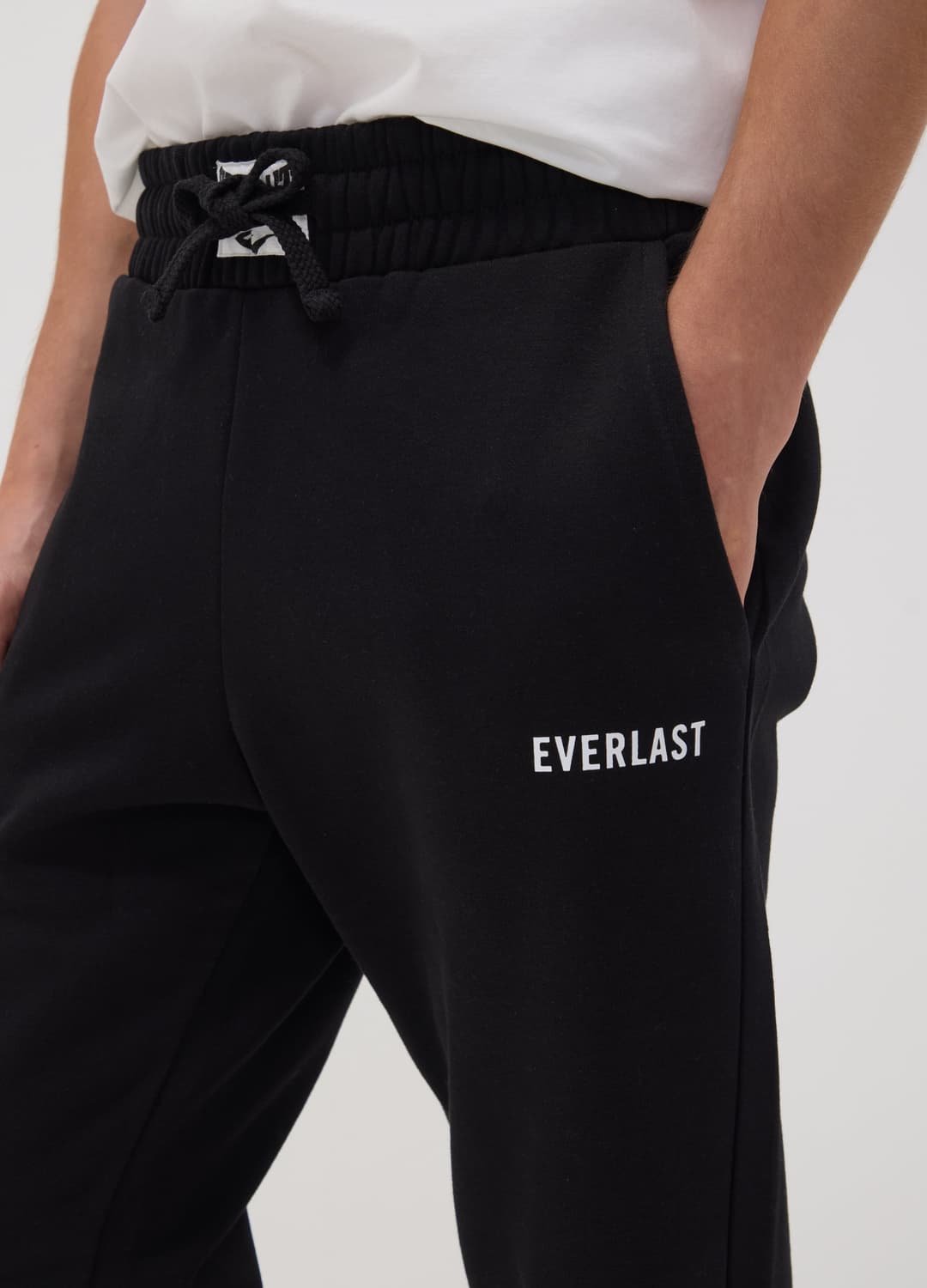 Pantaloni Sportivi Neri In Misto Cotone Con Logo | OVS Pantaloni Sportivi Neri In Misto Cotone Con Logo - 3 | OVS