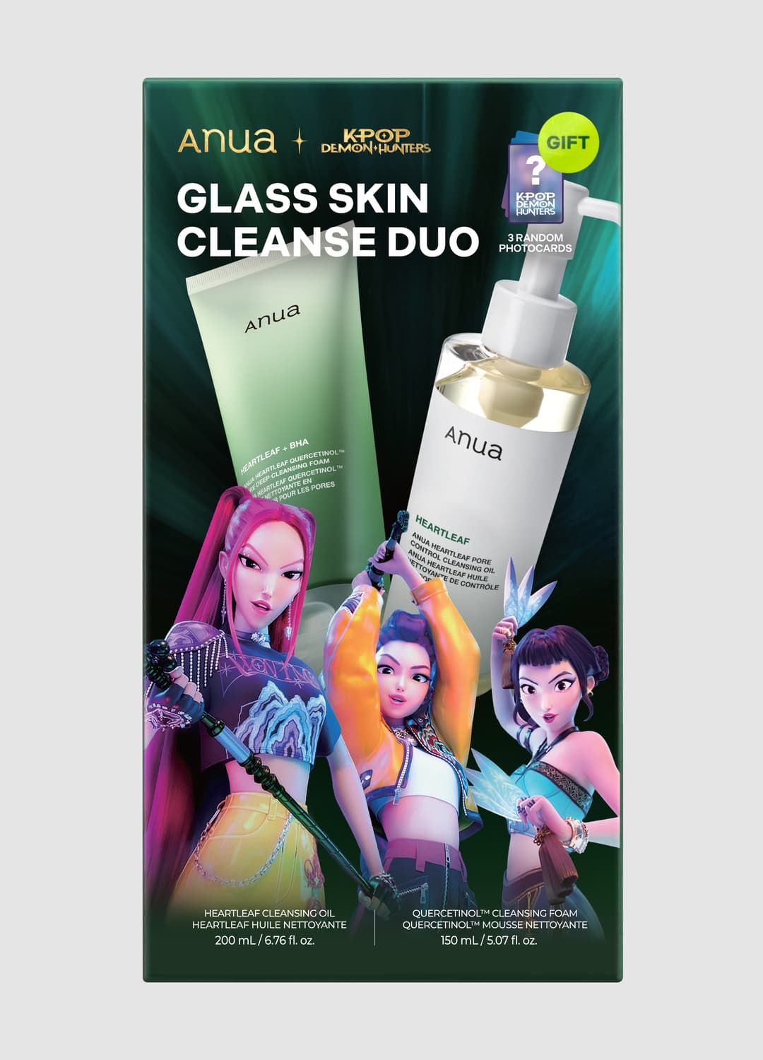 Double Cleansing Duo Set - Anua Kpop Demon Hunters | OVS Double Cleansing Duo Set - Anua Kpop Demon Hunters - 2 | OVS
