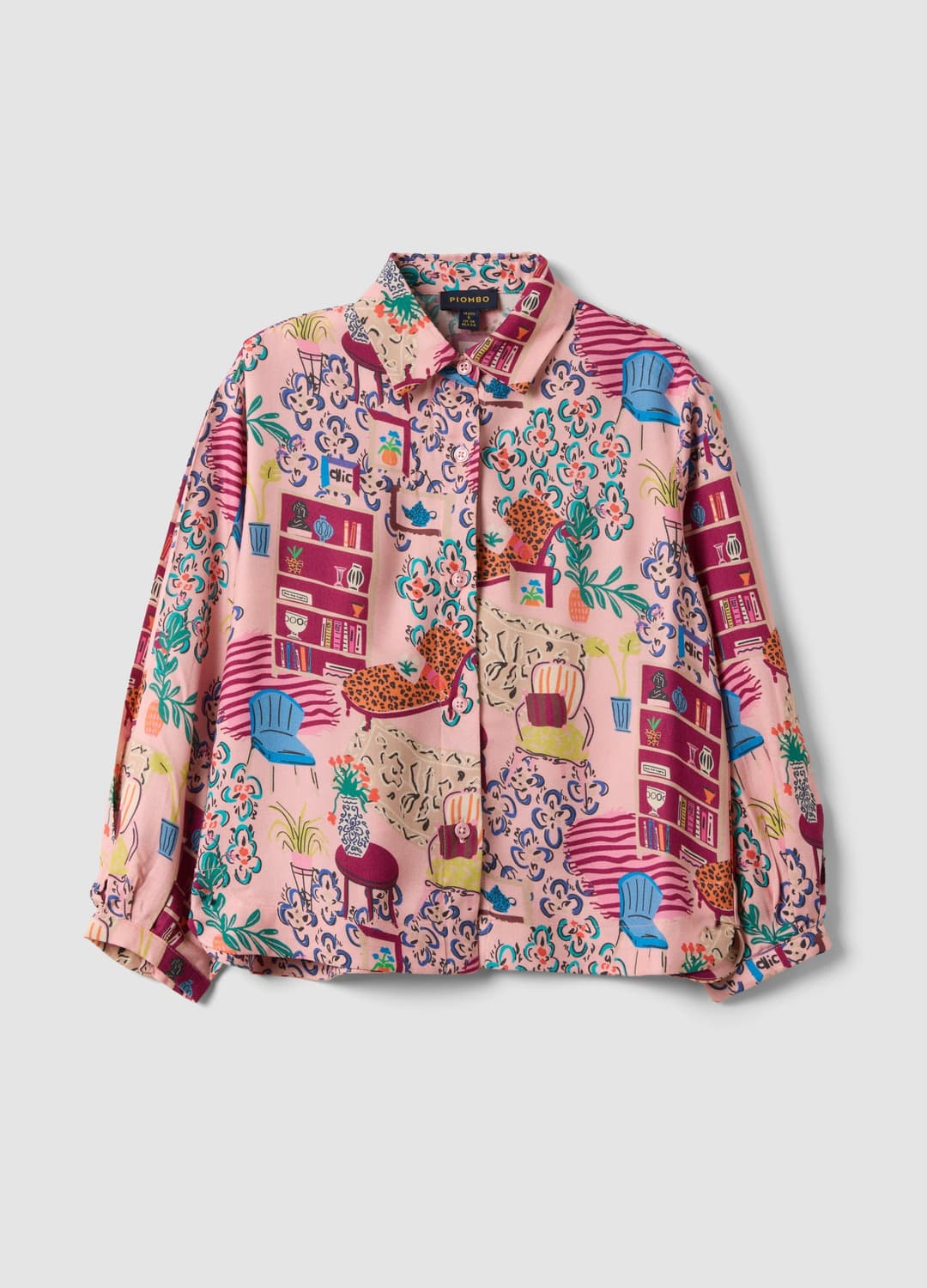 Camicia Rosa In Pura Viscosa Con Fantasia E Colletto Classico Per Bambina | OVS Camicia Rosa In Pura Viscosa Con Fantasia E Colletto Classico Per Bambina - 3 | OVS