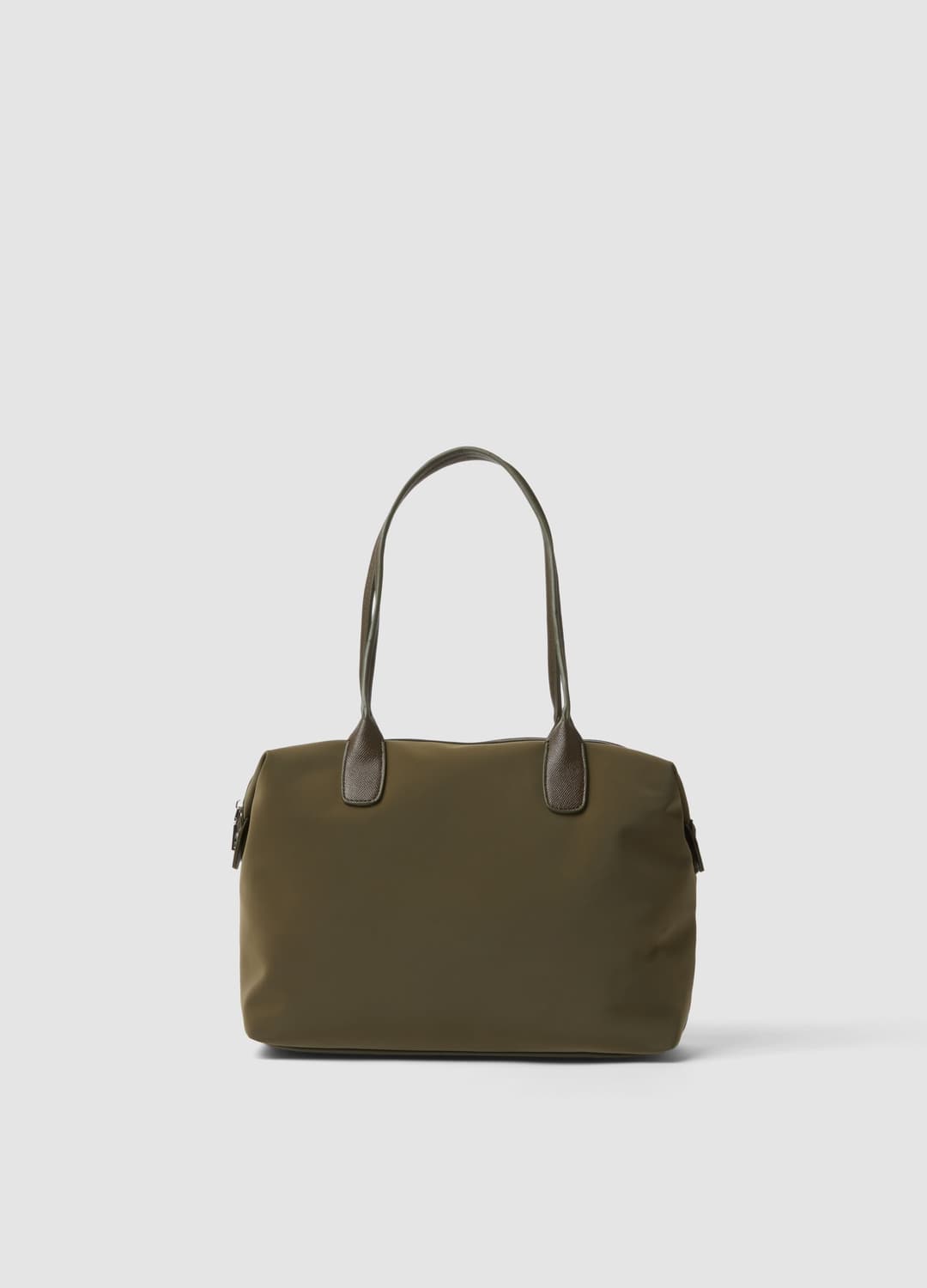 Borsa Verde A Mano Con Doppio Manico E Zip | OVS Borsa Verde A Mano Con Doppio Manico E Zip - 0 | OVS