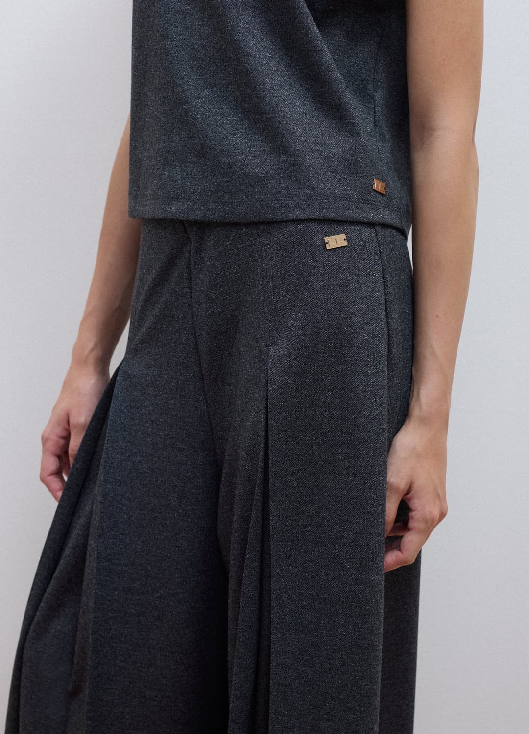 Graue Formelle Hose Aus Stretch-viskose Mit Baggy Fit | OVS Graue Formelle Hose Aus Stretch-viskose Mit Baggy Fit - 3 | OVS