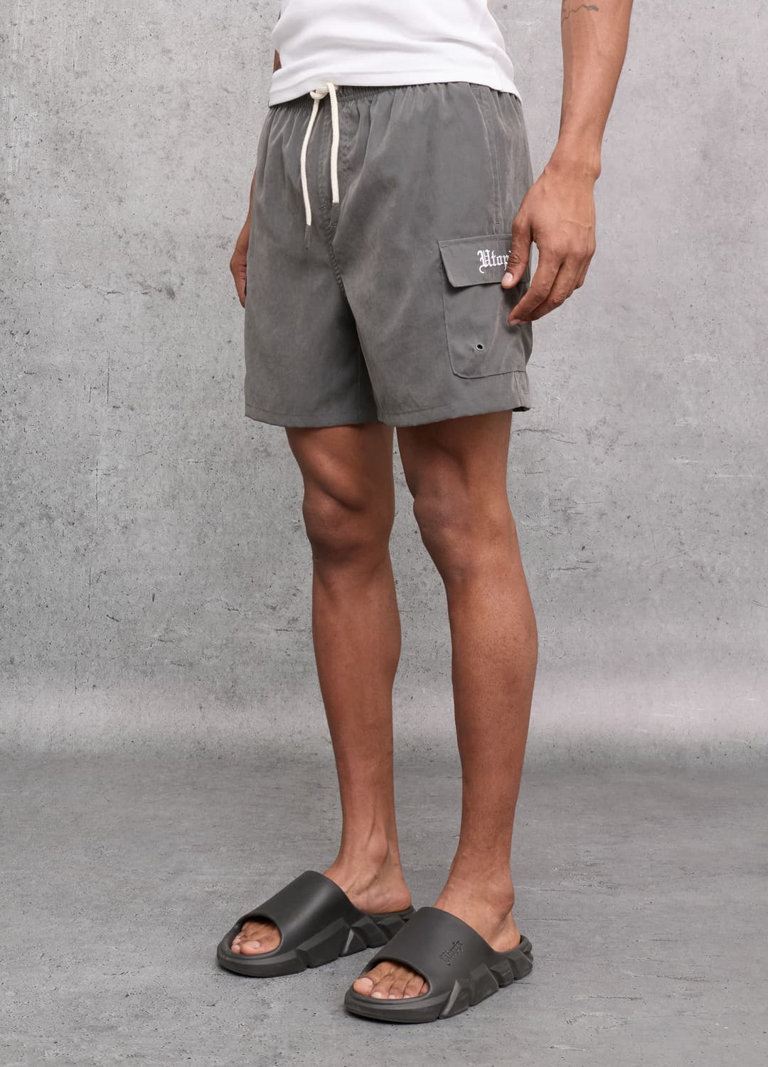 Cargo Swim Shorts Vintage Grey | OVS Cargo Swim Shorts Vintage Grey - 2 | OVS