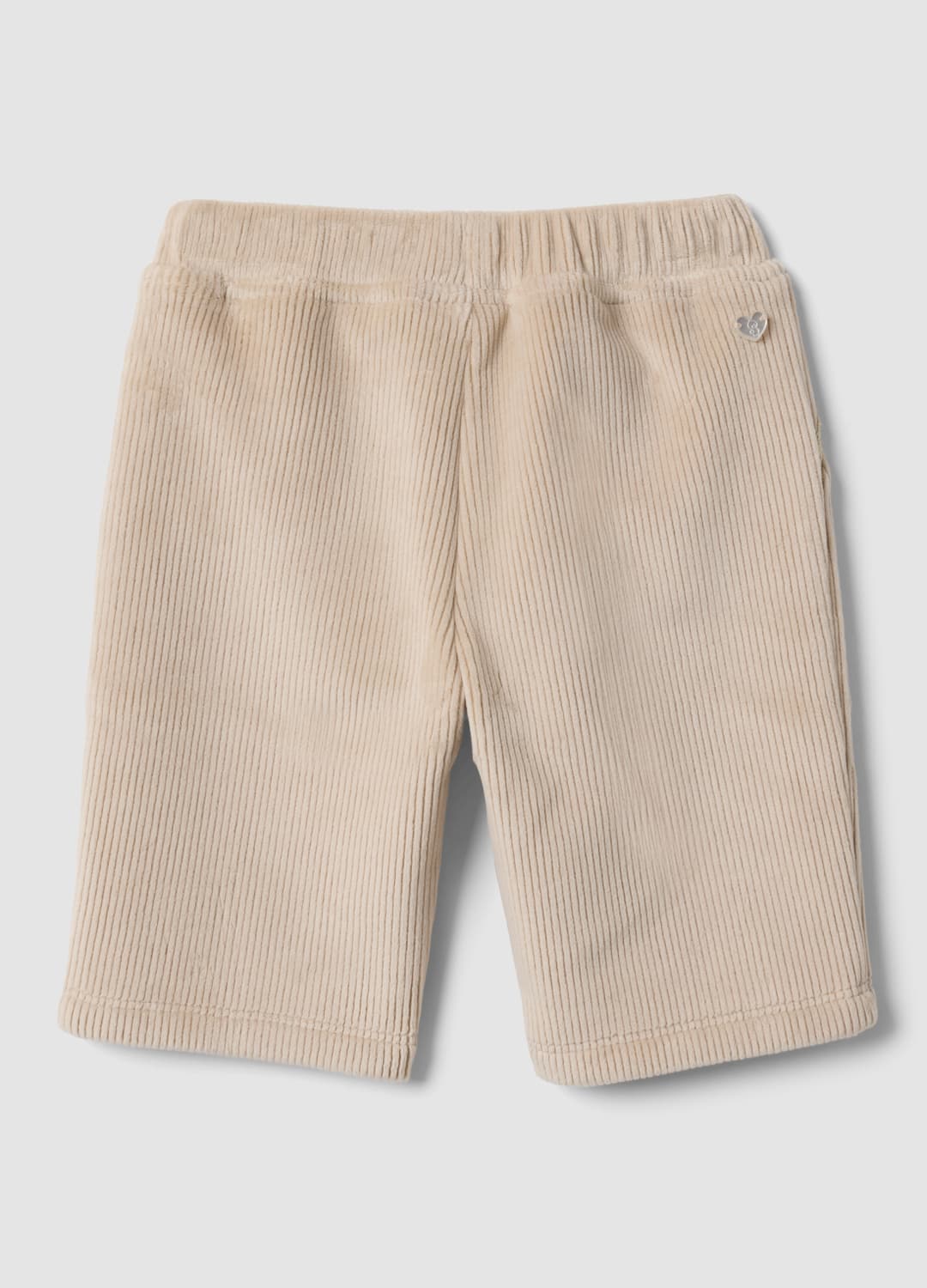 Pantaloni Beige In Tessuto Elasticizzato A Coste Per Neonata | OVS Pantaloni Beige In Tessuto Elasticizzato A Coste Per Neonata - 1 | OVS
