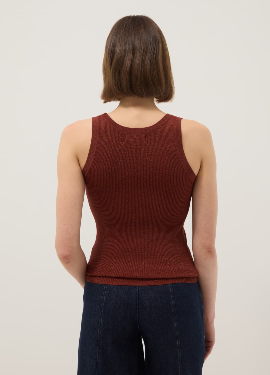 Braunes Tanktop Aus Viskosemischung | OVS Braunes Tanktop Aus Viskosemischung - 2 | OVS