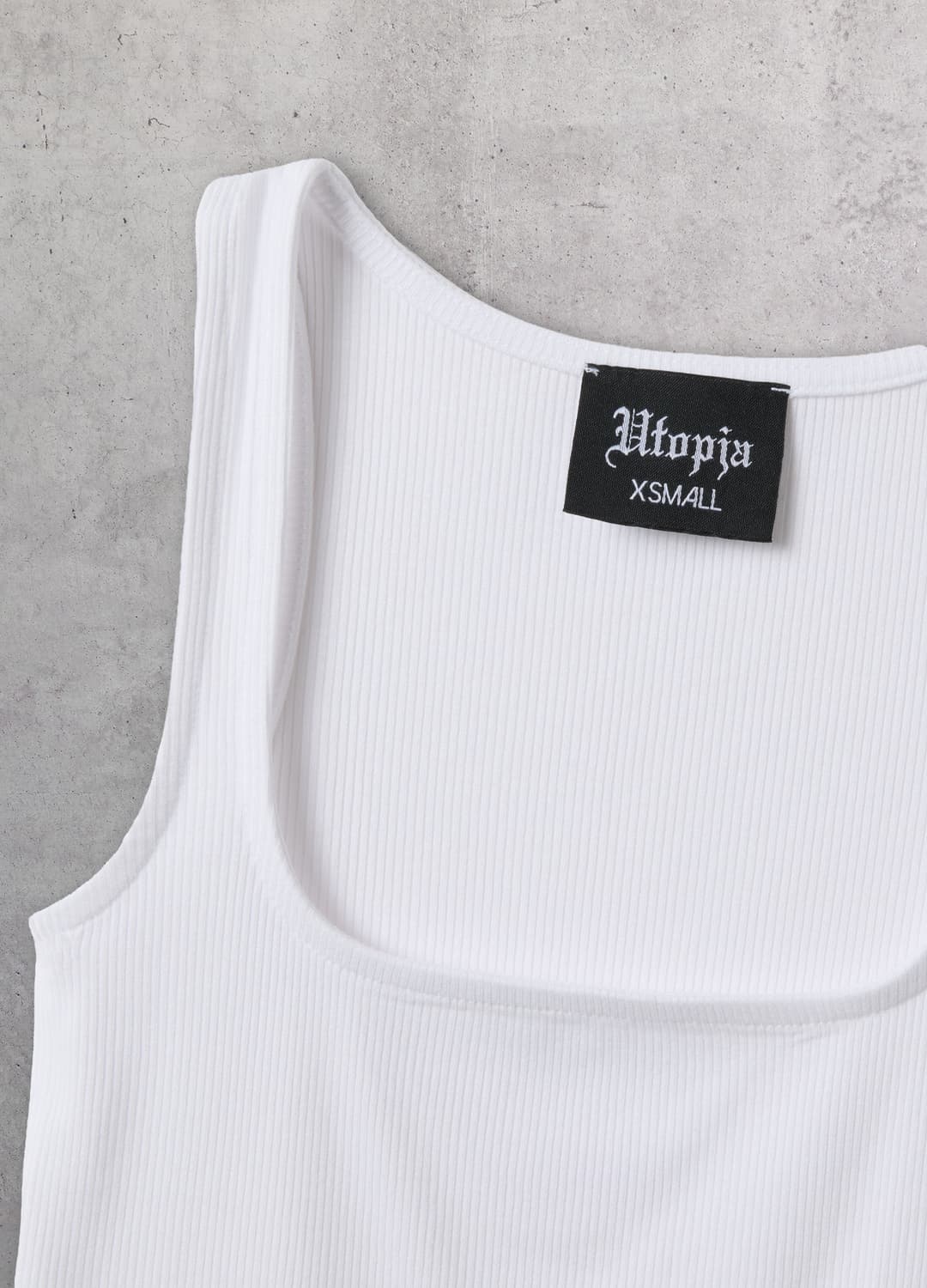 Weißes Tanktop Mit Eckigem Ausschnitt | OVS Weißes Tanktop Mit Eckigem Ausschnitt - 7 | OVS