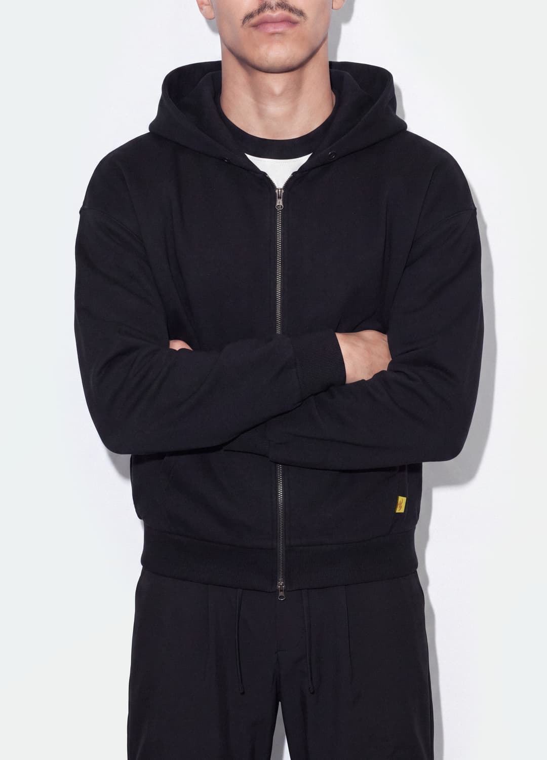 Felpa Crop Marrone In Puro Cotone Con Cappuccio Over Fit | OVS Felpa Crop Marrone In Puro Cotone Con Cappuccio Over Fit - 2 | OVS