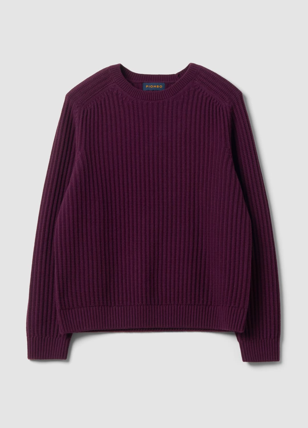 Violetter Rippstrick-pullover Aus Baumwollmix Mit Rundhalsausschnitt | OVS Violetter Rippstrick-pullover Aus Baumwollmix Mit Rundhalsausschnitt - 4 | OVS